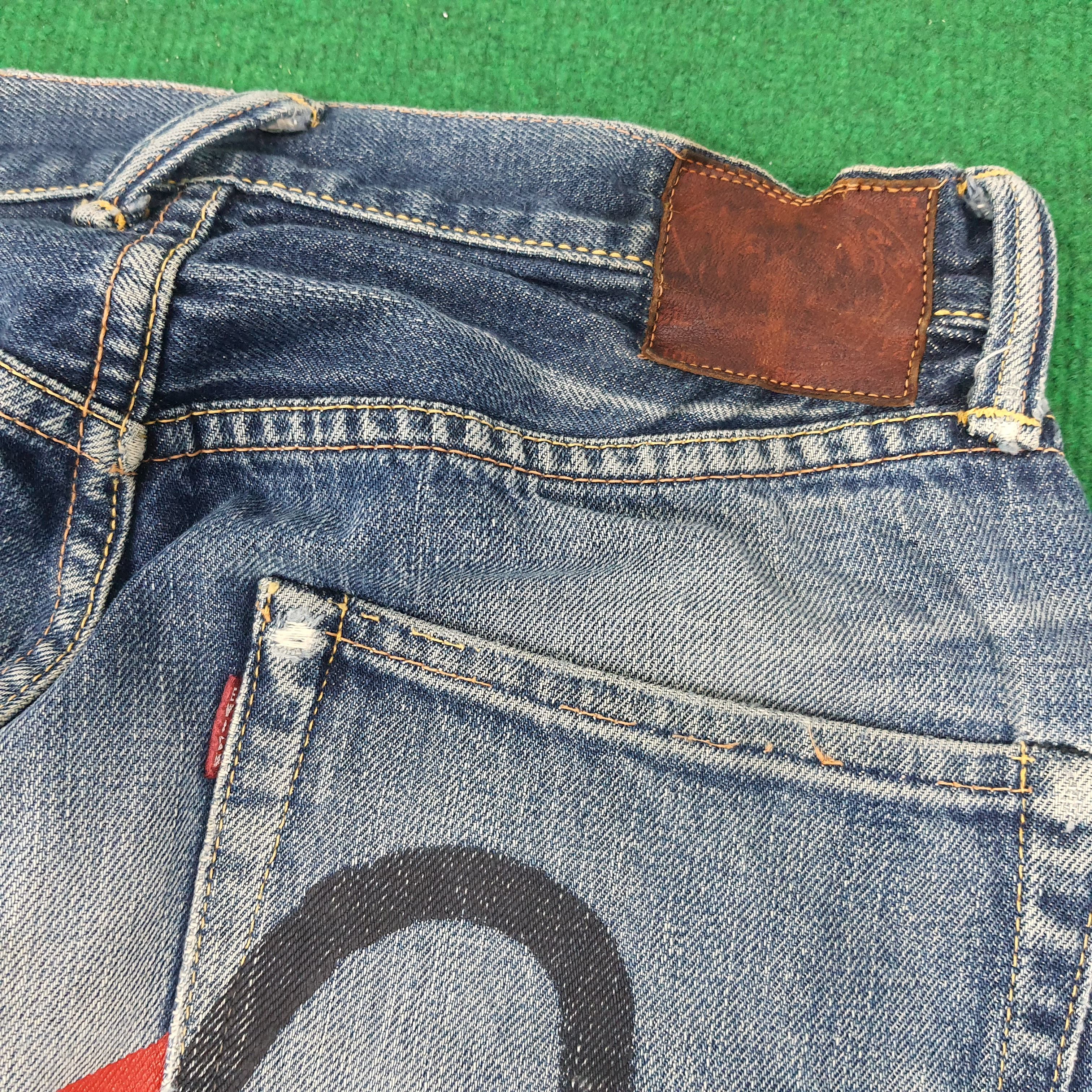 Evisu Vintage Evisu Selvedge Japan Brand Custom Daicock Jeans Size US 27 - 2 Thumbnail