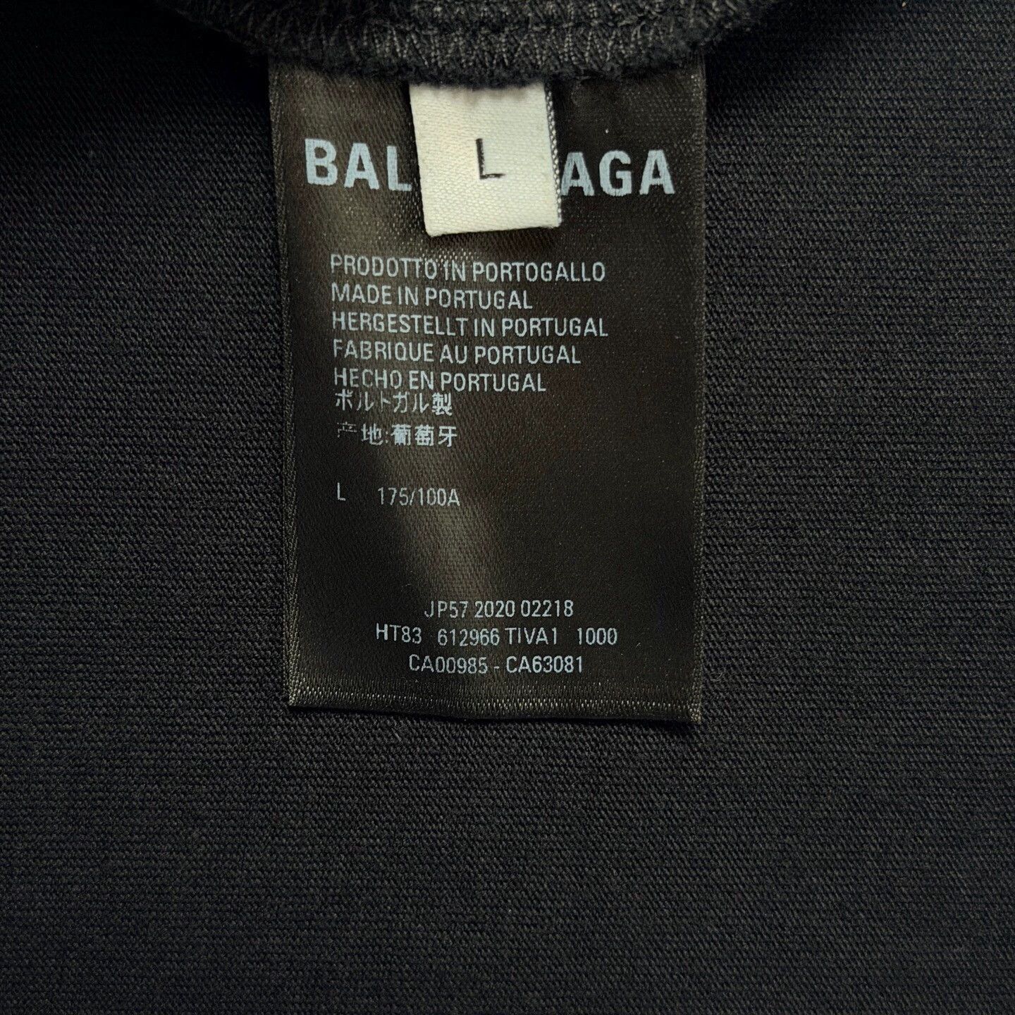 Balenciaga Balenciaga Black Band Print SS Tee L Near New Size US L / EU 52-54 / 3 - 4 Thumbnail