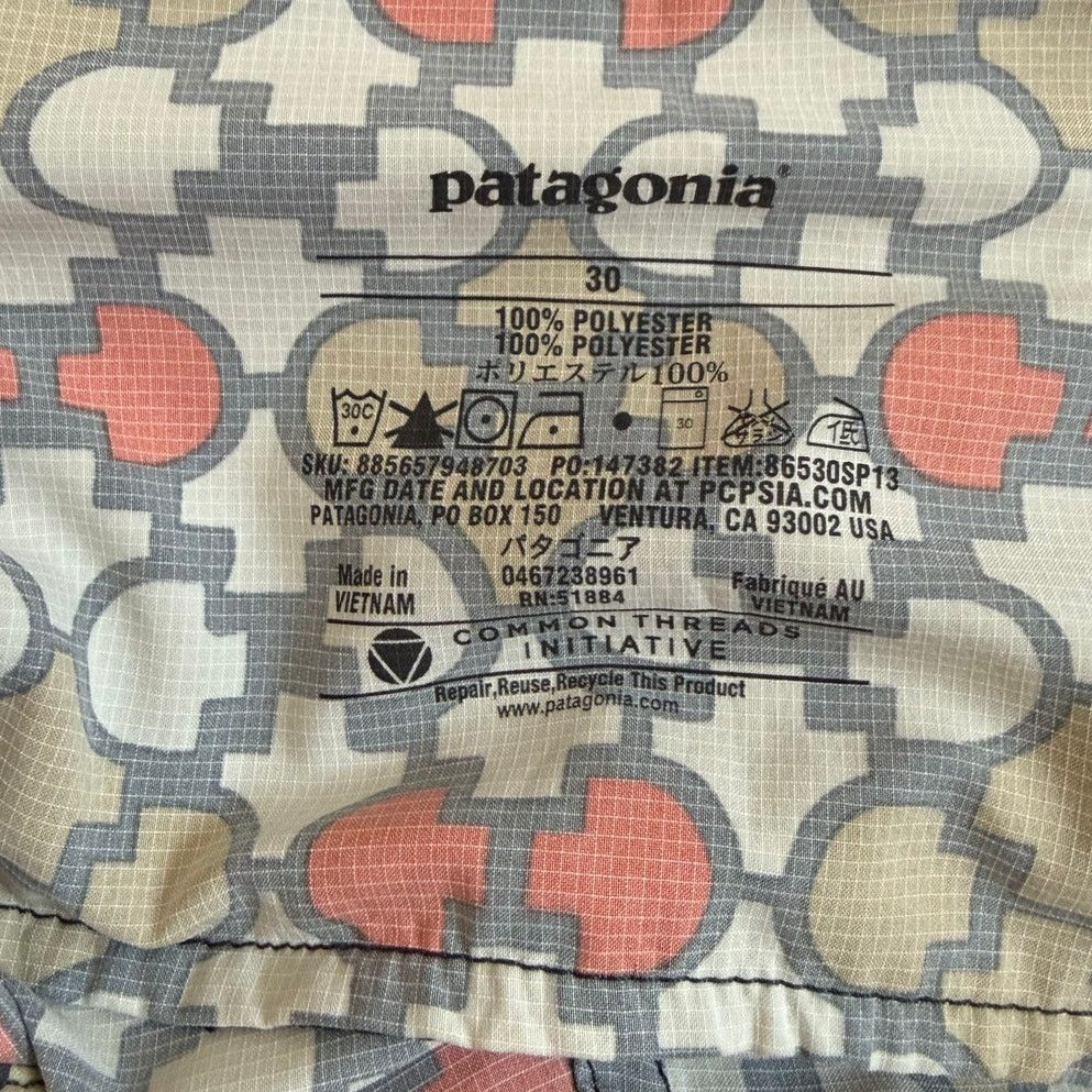 Patagonia Patagonia Men’s Wavefarer Board Shorts- 30 - Bronze Print Size US 30 / EU 46 - 2 Thumbnail