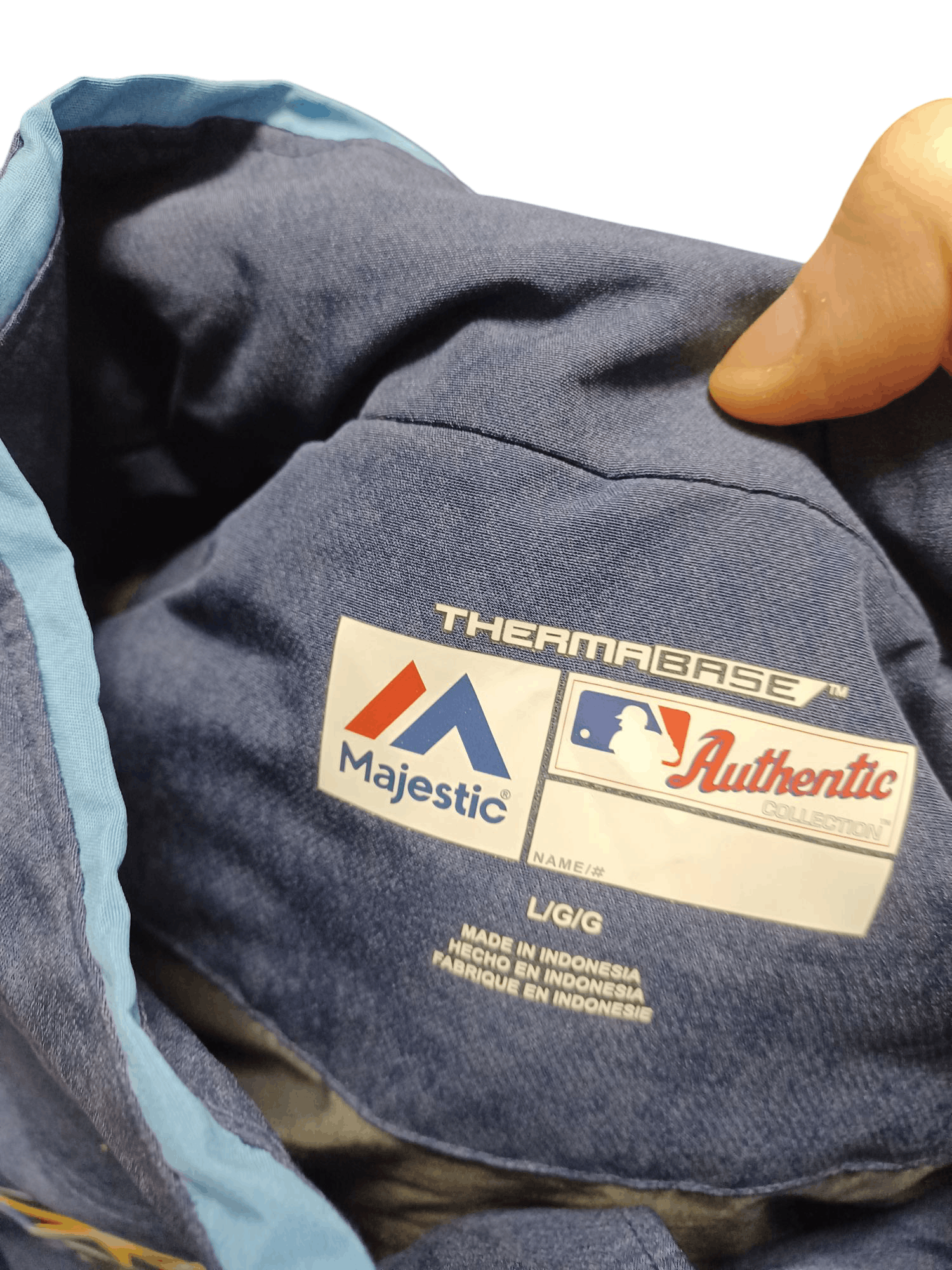 Majestic TAMPA BAY RAYS MLB MAJESTIC BIGLOGO NYLON JACKET Size US L / EU 52-54 / 3 - 6 Thumbnail