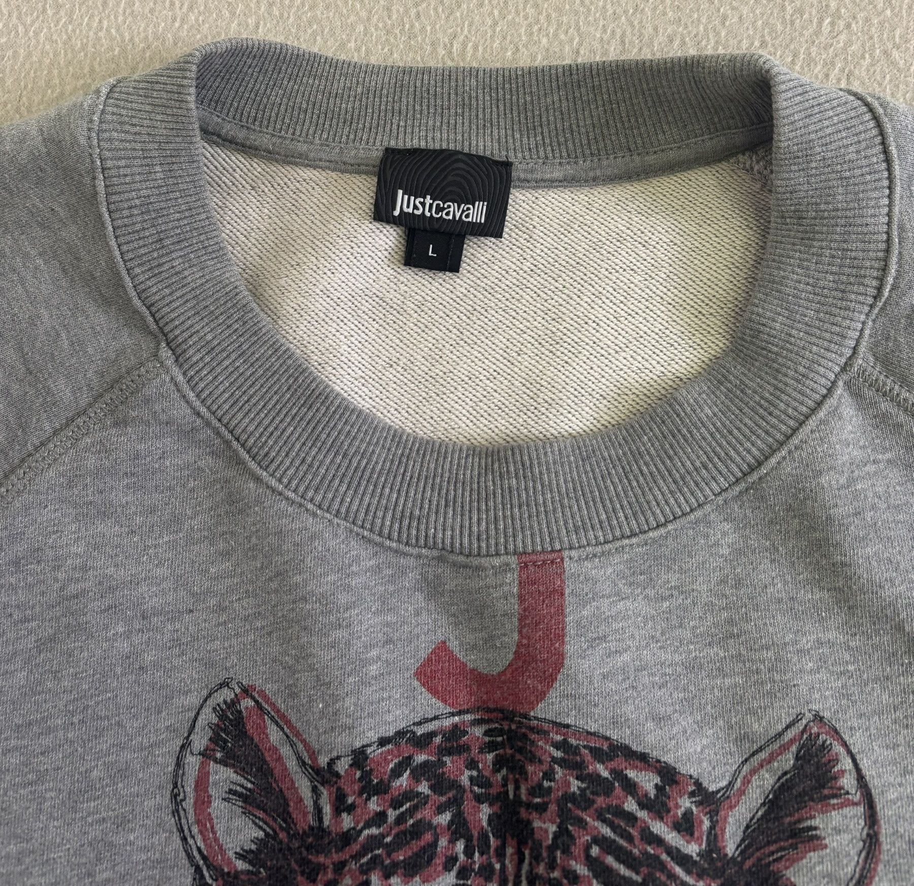 Just Cavalli Just Cavalli Gray sweatshirt Extra Large Size US XL / EU 56 / 4 - 14 Thumbnail
