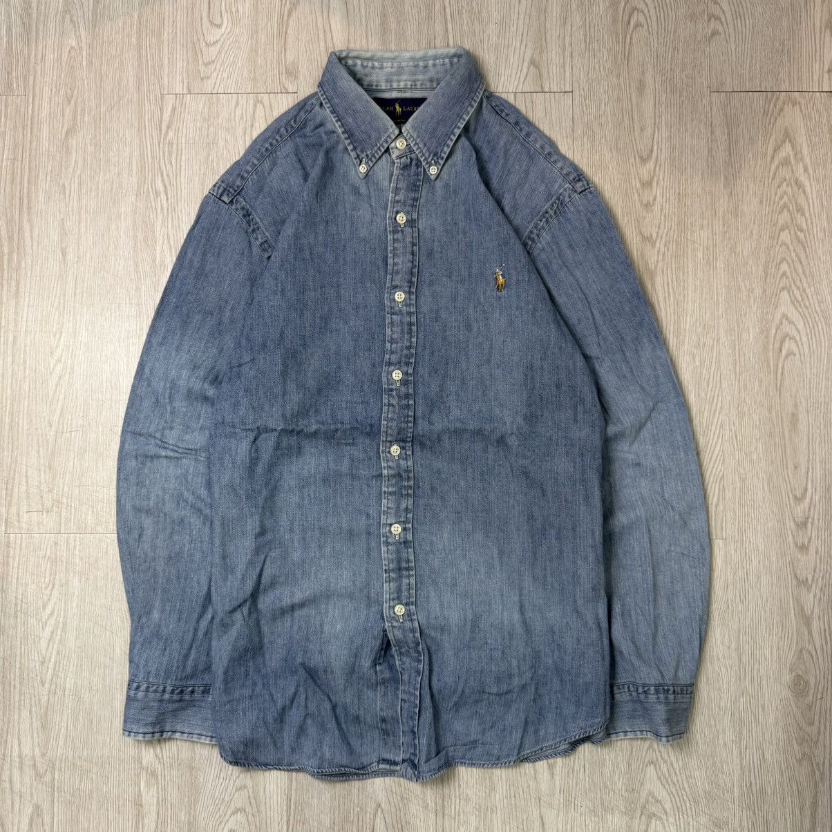 Polo Ralph Lauren Polo Ralph Lauren denim wash button shirt Size US L / EU 52-54 / 3 - 1 Thumbnail