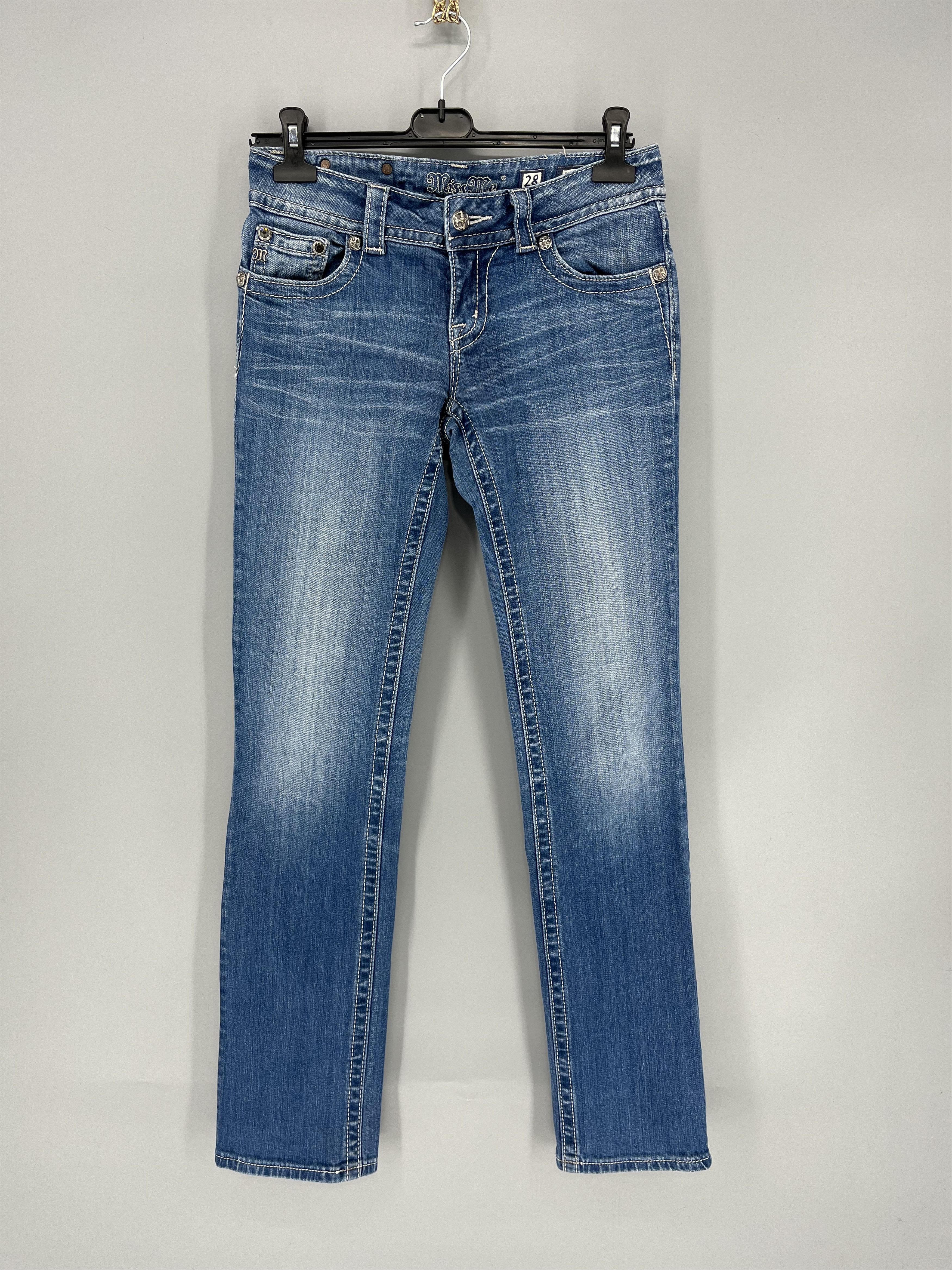 Hysteric Glamour × Japanese Brand × Miss Me Miss Me CRAZY Hysteric Glamour Chrome Hearts Style Jeans Size 28" / US 6 / IT 42 - 1 Thumbnail