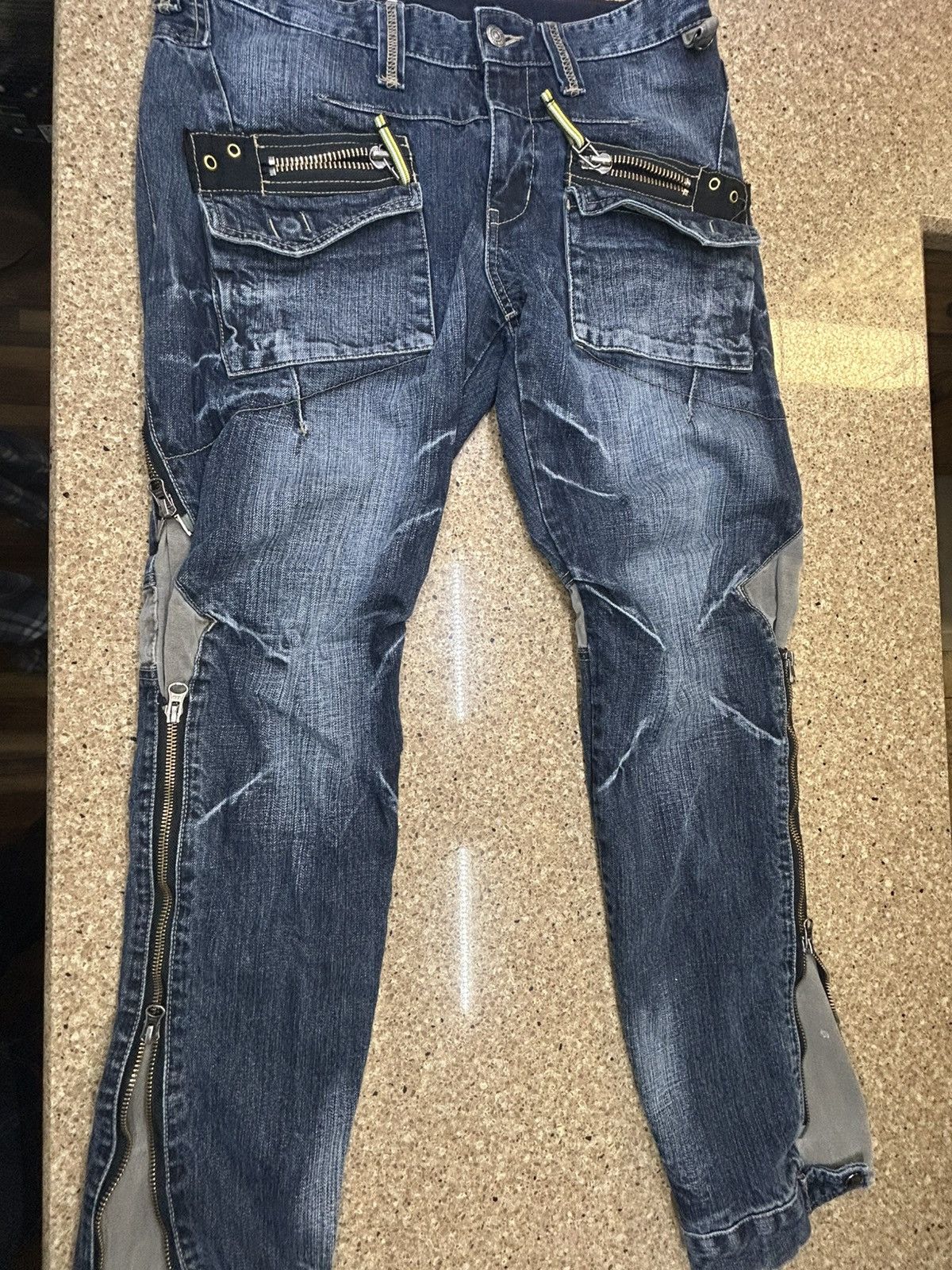 PPFM PPFM Zipper jeans Size US 32 / EU 48 - 1 Thumbnail