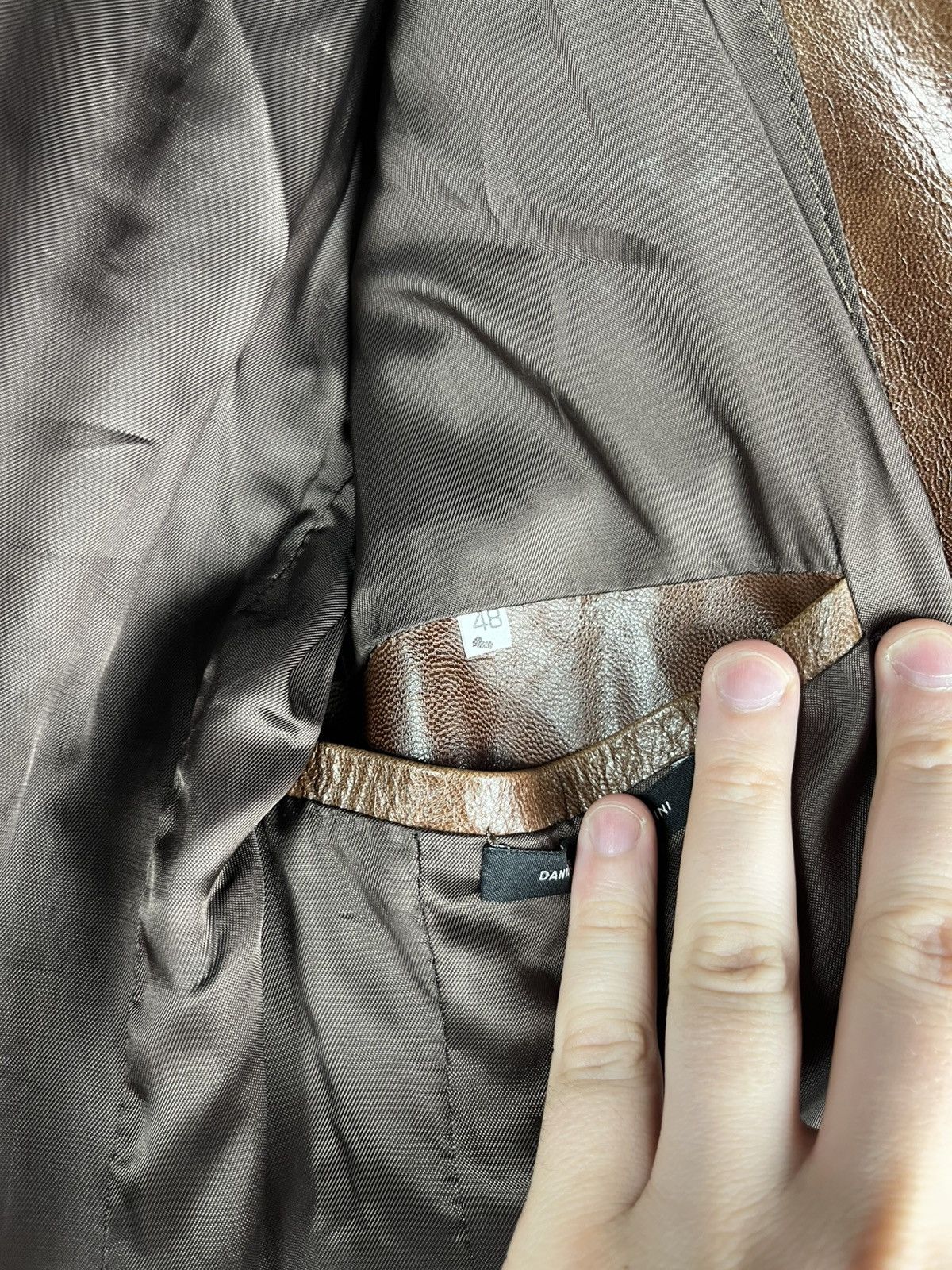 Daniele Alessandrini Daniele Alessandrini brown blazer jacket Size US M / EU 48-50 / 2 - 19 Thumbnail