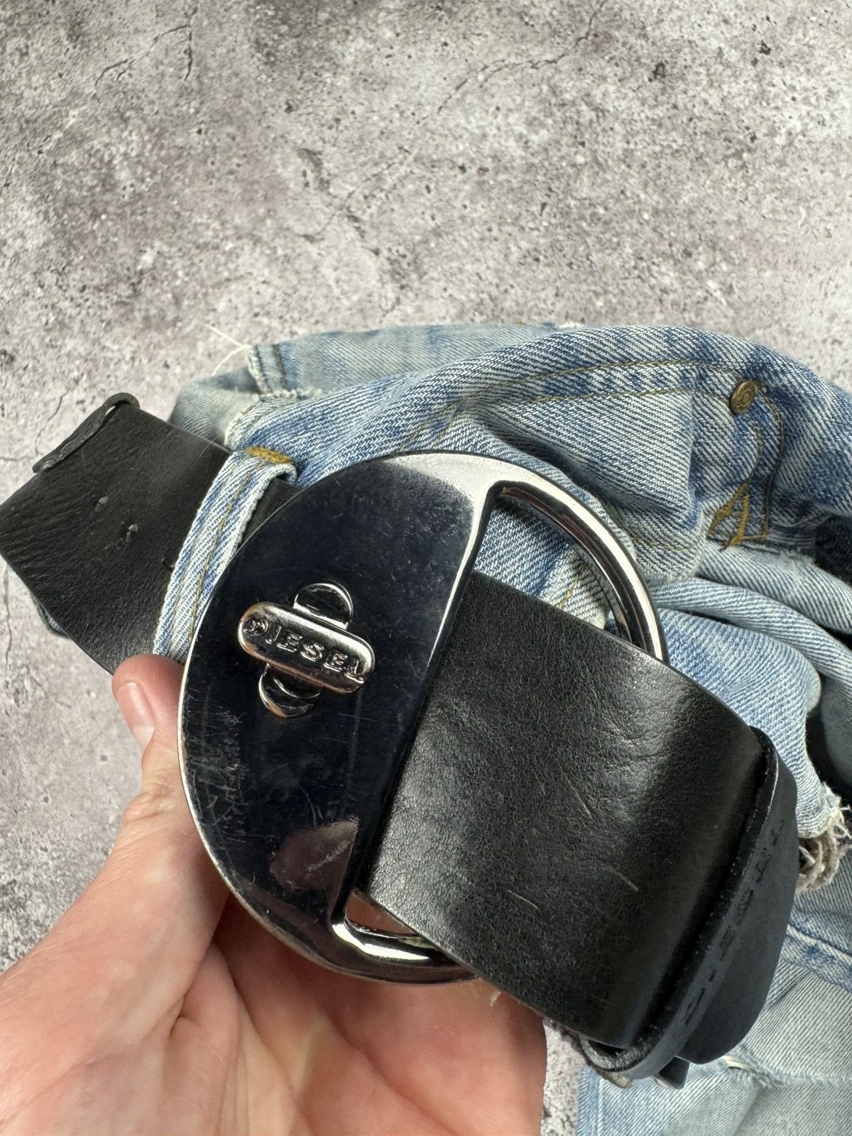 Diesel Vintage Diesel Japanesse black opium belt avant garde Y2K Size ONE SIZE - 7 Thumbnail