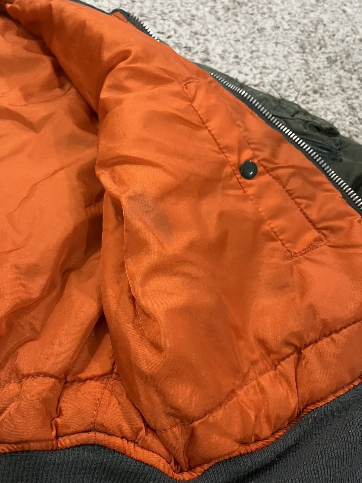 Alpha Industries 🔥 VINTAGE REVERSIBLE ALPHA INDUSTRIES MA-1 BOMBER JACKET Size US M / EU 48-50 / 2 - 8 Thumbnail