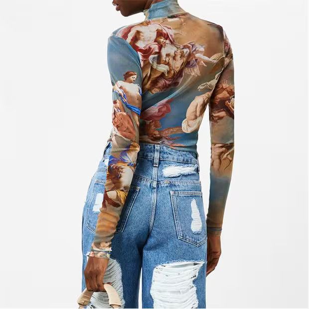 Balmain o1g2r1mq0924 Long Sleeve T-Shirts in Multicolor Size XS / US 0-2 / IT 36-38 - 5 Thumbnail