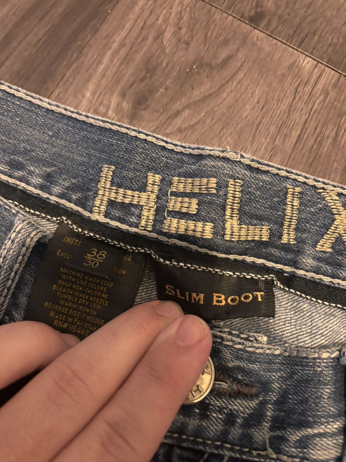 Helix Helix Slim Boot Denim Size US 38 / EU 54 - 5 Thumbnail
