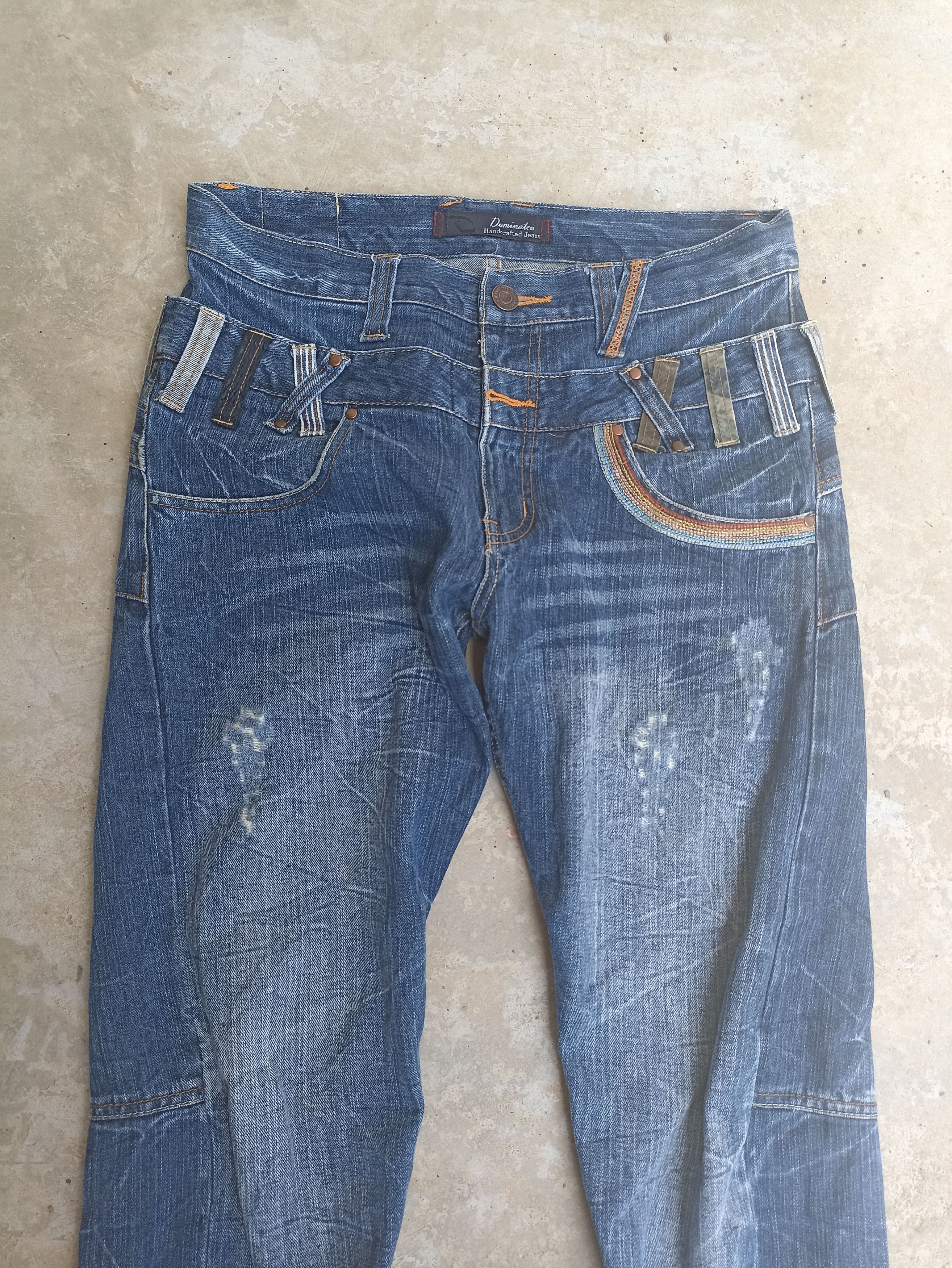 Beauty Beast Dominate Handcrafted jeans distressed beauty beast Size US 32 / EU 48 - 5 Thumbnail