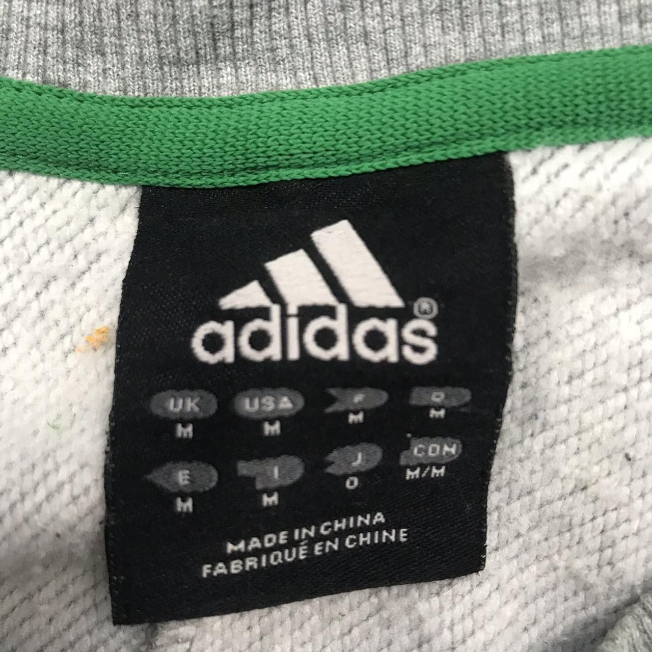 Adidas Vtg ADIDAS Crewneck Sweatshirt Shoulder Zip Jumper Pullover Size US M / EU 48-50 / 2 - 4 Thumbnail