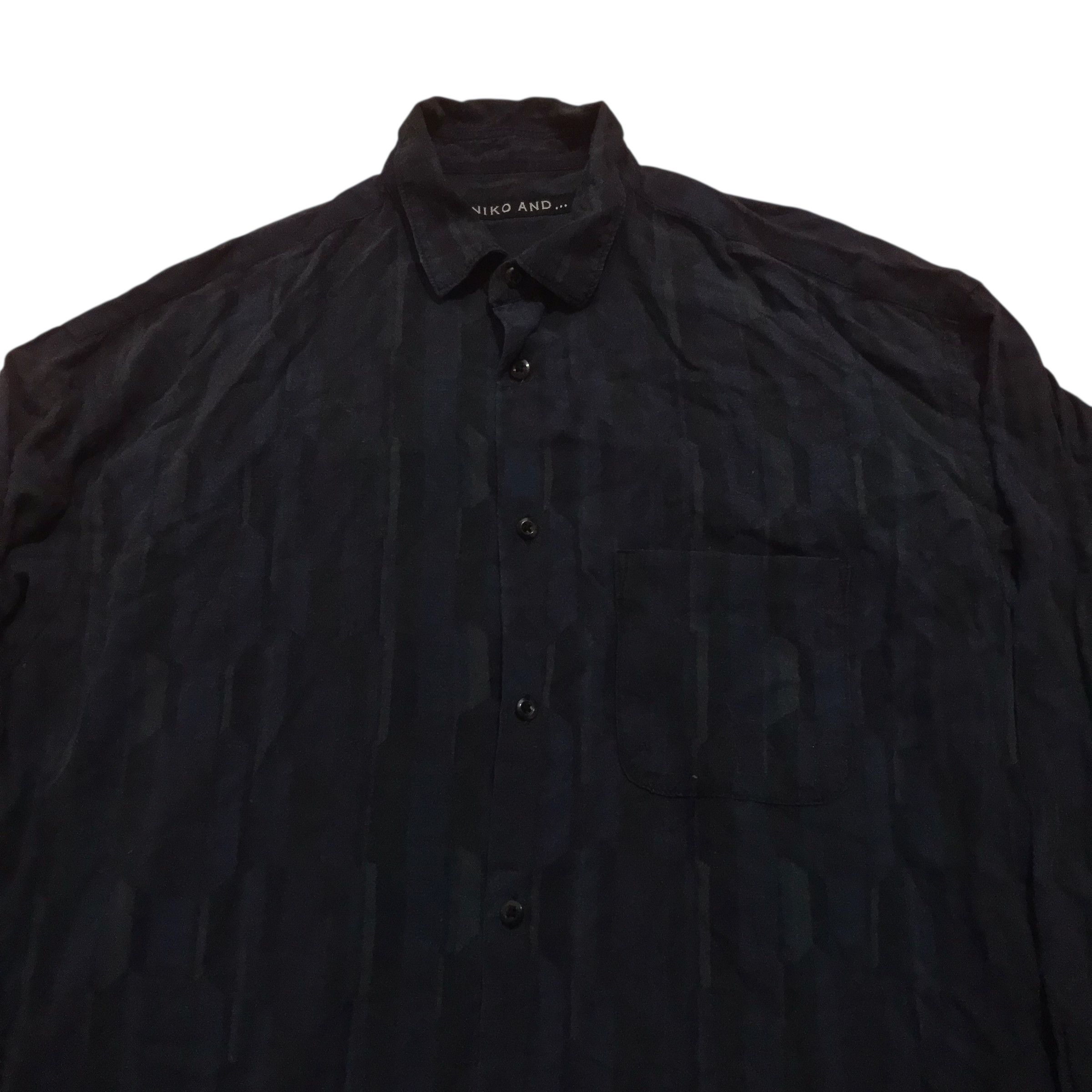 Japanese Brand Niko and all over print shirt button up Size US M / EU 48-50 / 2 - 1 Thumbnail