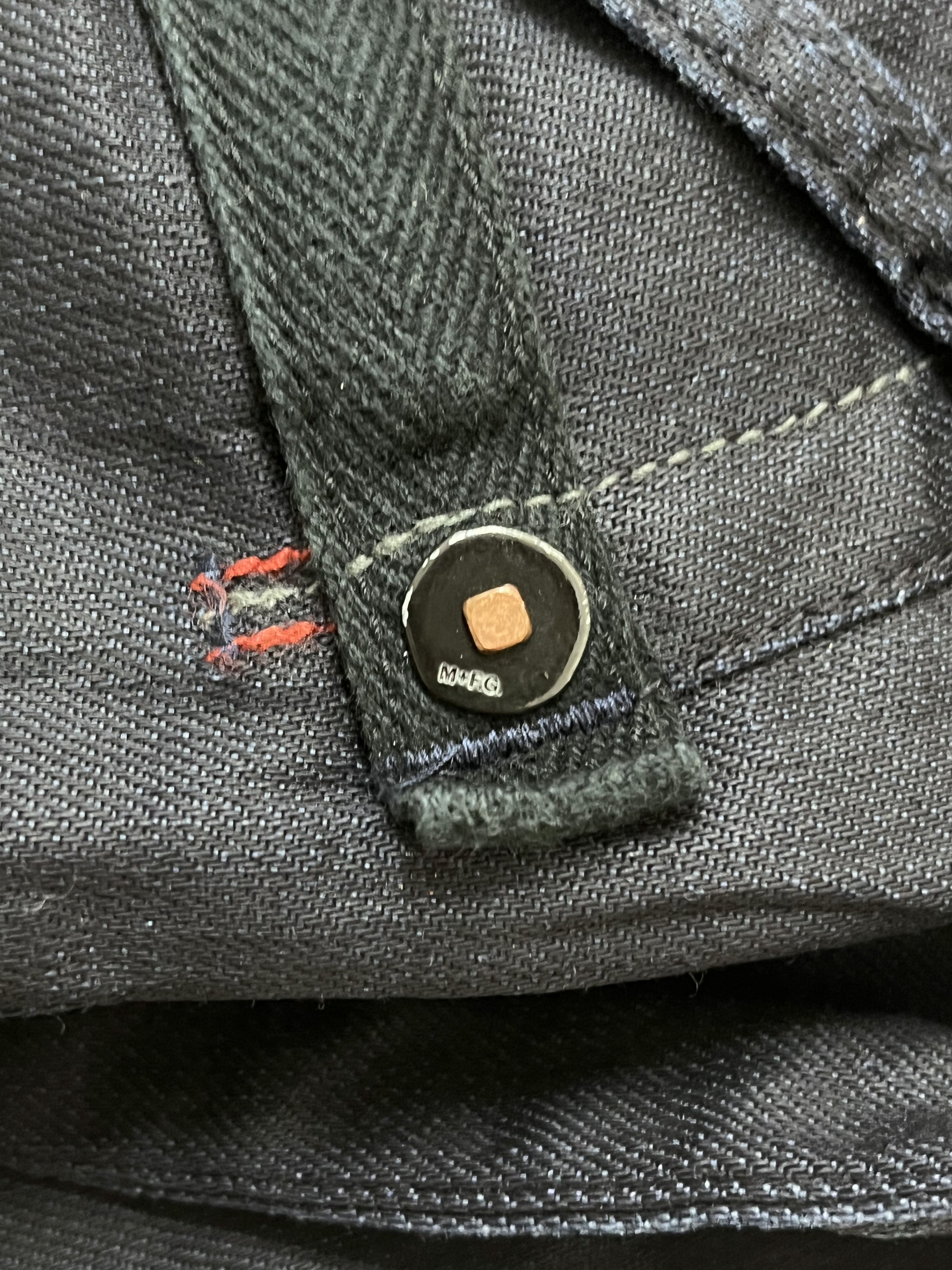 Marithe + Francois Girbaud Marithe Francois Waxed Bondage Denim Size US 32 / EU 48 - 17 Thumbnail