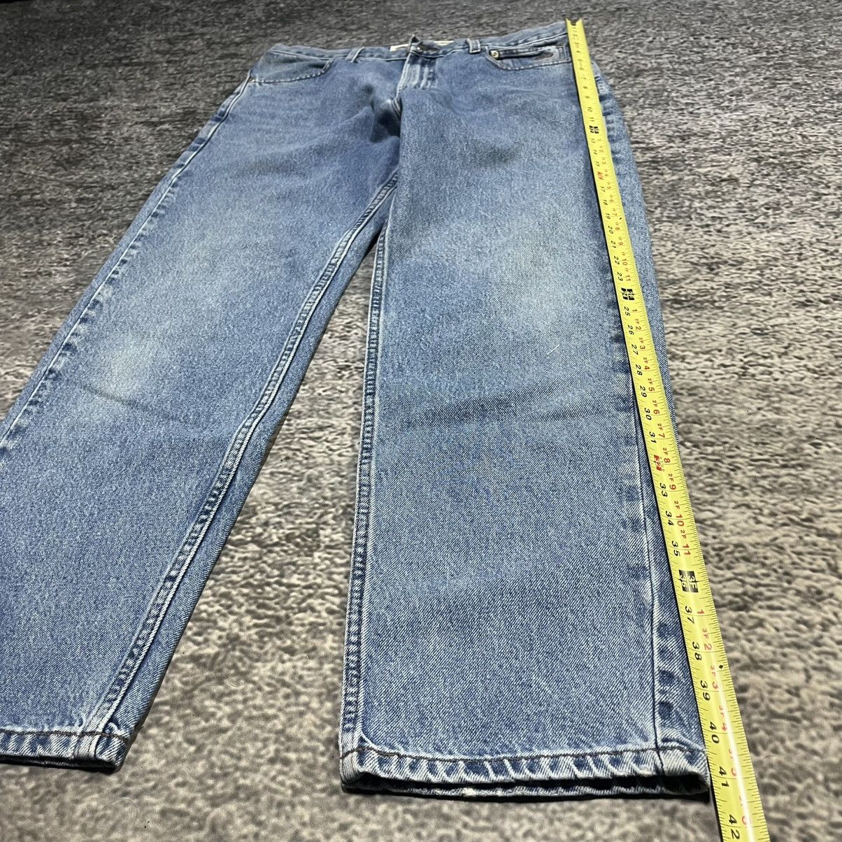 Harley Davidson Vintage 90s Harley Davidson Blue Denim Jeans 34x30 Size US 34 / EU 50 - 10 Thumbnail