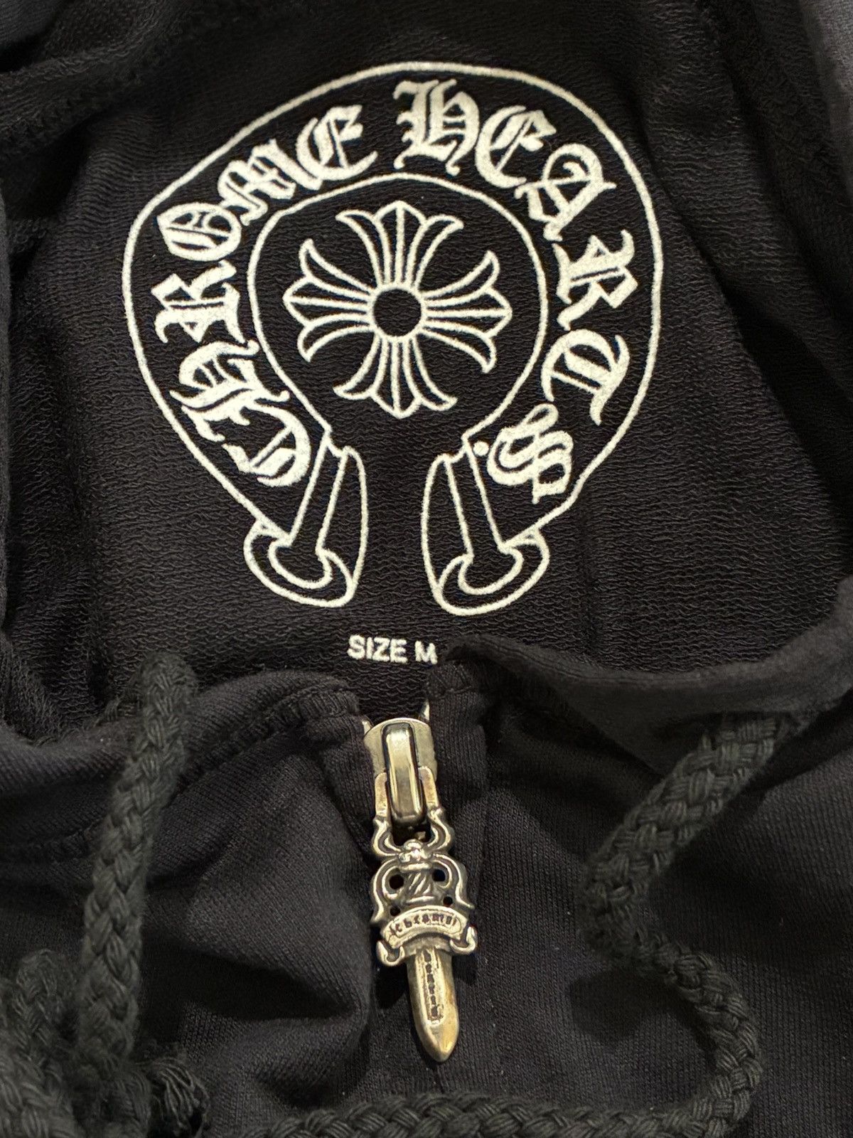 Chrome Hearts Chrome Hearts Dagger Vine Zip Up Hoodie with silver Dagger Size M / US 6-8 / IT 42-44 - 2 Thumbnail