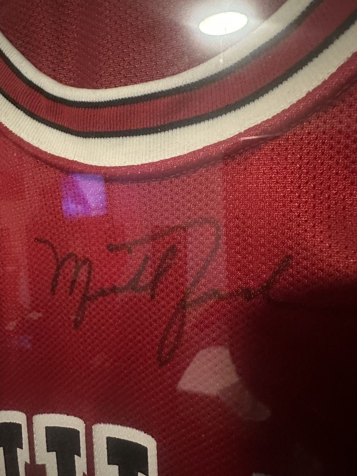 Champion 1990’s Autographed Micheal Jordan Bulls Jersey Size US L / EU 52-54 / 3 - 3 Thumbnail