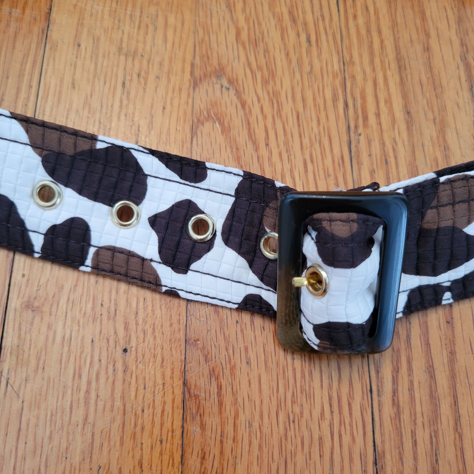 Other Animal Print Fabric Belt Fashion Accessory Adjustable Preppy Size ONE SIZE - 2 Thumbnail