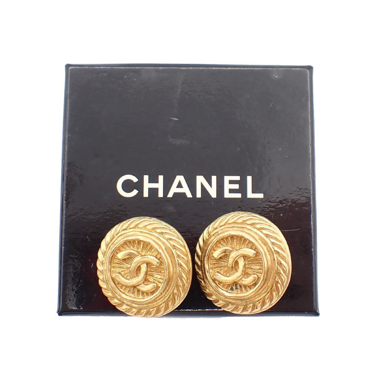 Chanel Chanel Logo CC Gold-plated Size ONE SIZE - 1 Thumbnail