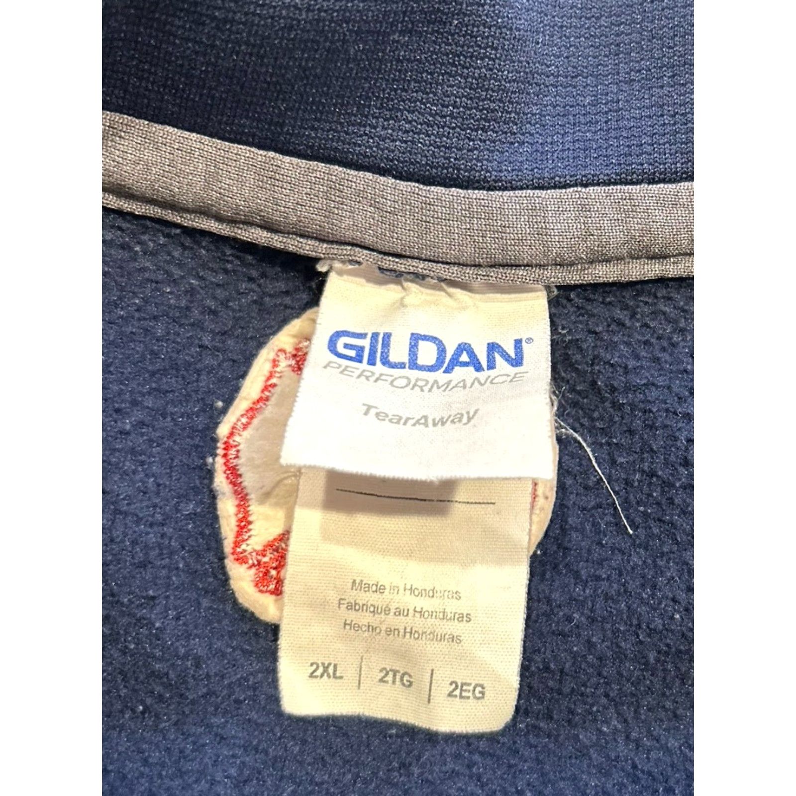 Vintage VINTAGE Fire Department 1/4 Zip Pullover Hoodie XXL Blue Men Size US XXL / EU 58 / 5 - 5 Thumbnail