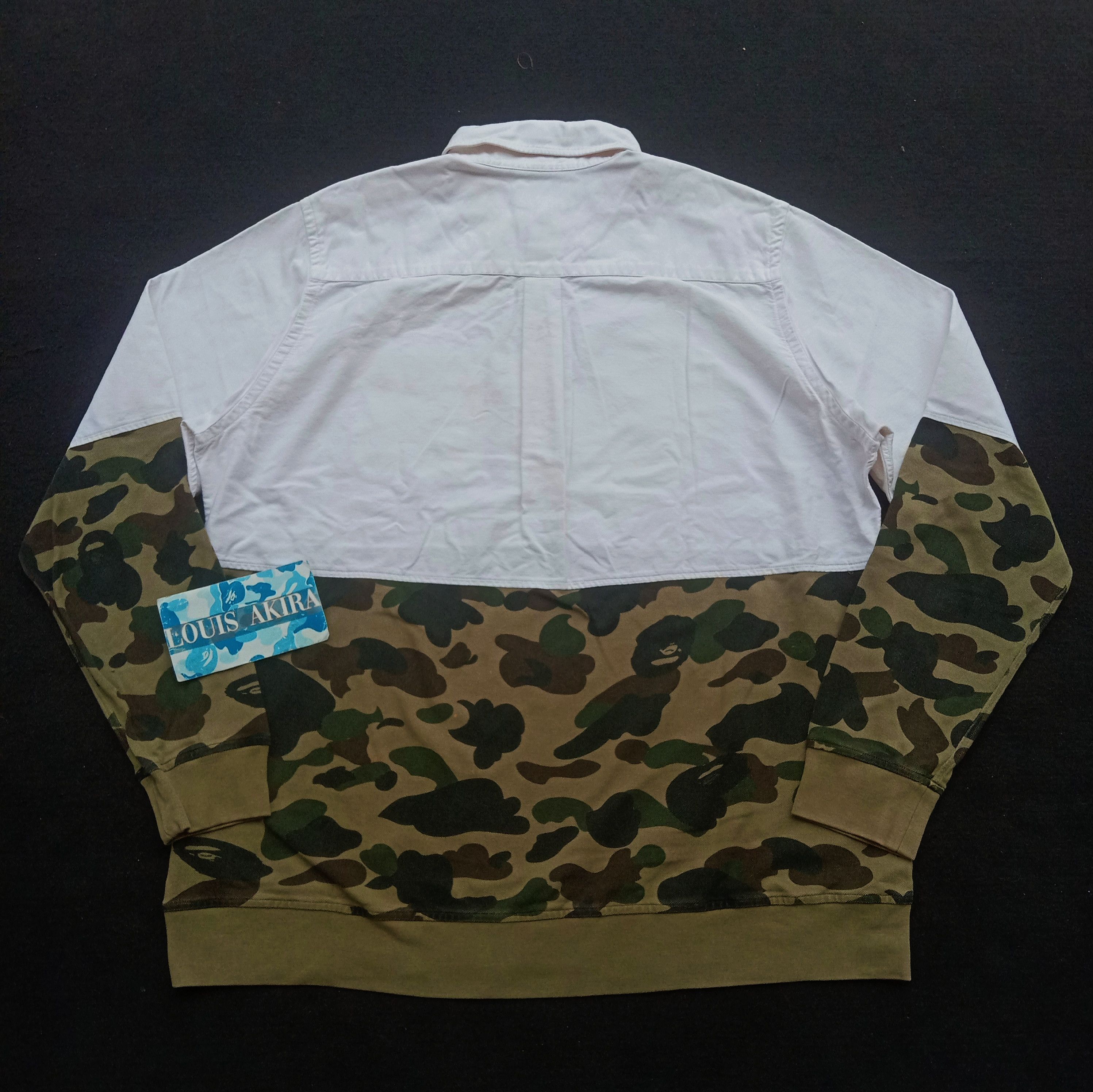 Bape 2016 1st Camo Pullover Shirt Size US XL / EU 56 / 4 - 5 Thumbnail