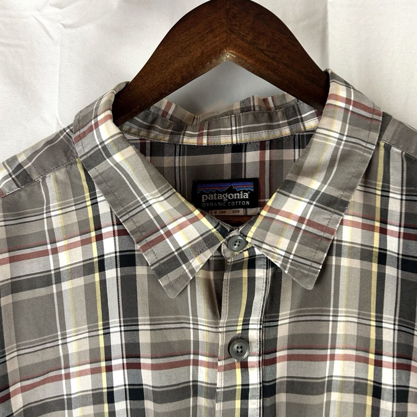 Patagonia Patagonia Shirt Mens 2XL Gray Plaid Organic Cotton Button Up Long Sleeve Mens Size US XXL / EU 58 / 5 - 3 Thumbnail