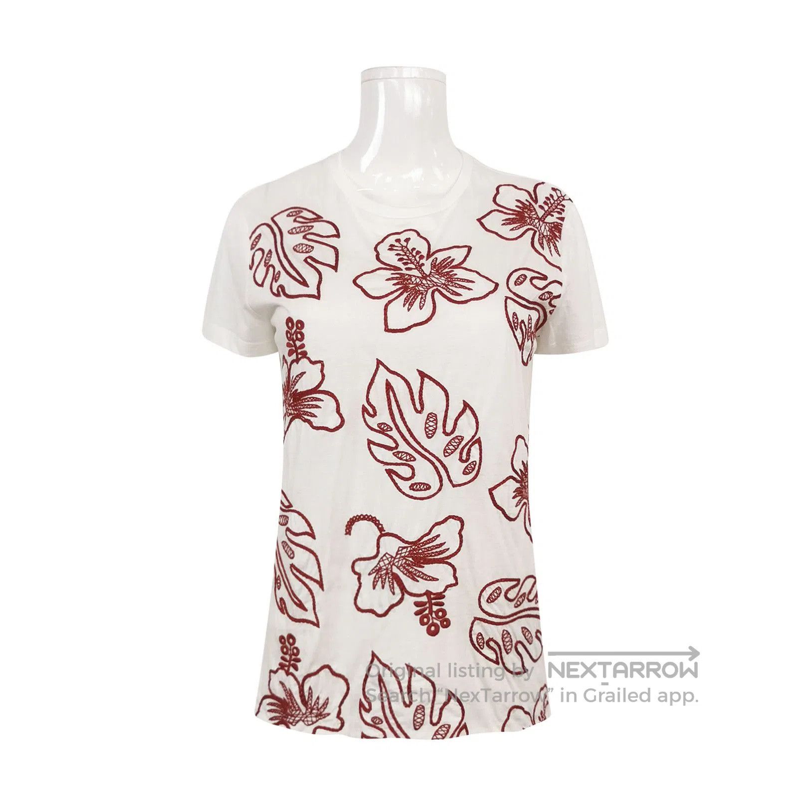 Prada Prada Cotton Floral Pattern T. Size L / US 10 / IT 46 - 1 Thumbnail