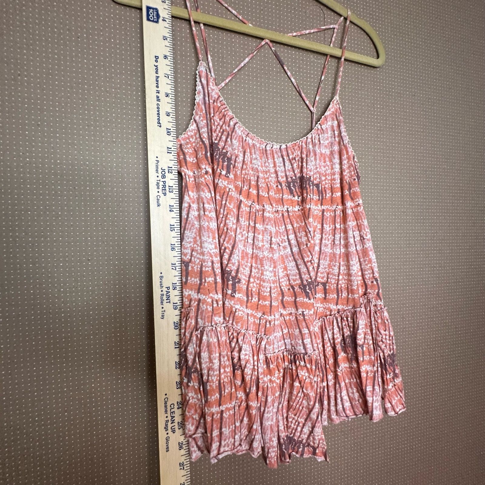 Free People Free People Sierra crisscross tank orange womens small Size S / US 4 / IT 40 - 3 Thumbnail
