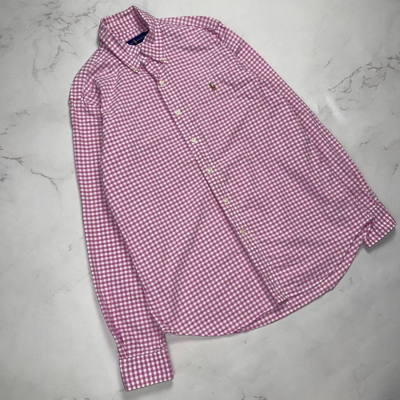 Polo Ralph Lauren Polo Ralph Lauren Plaid Pink Shirt Sz XL Button Long Sleeve Size US S / EU 44-46 / 1 - 2 Thumbnail