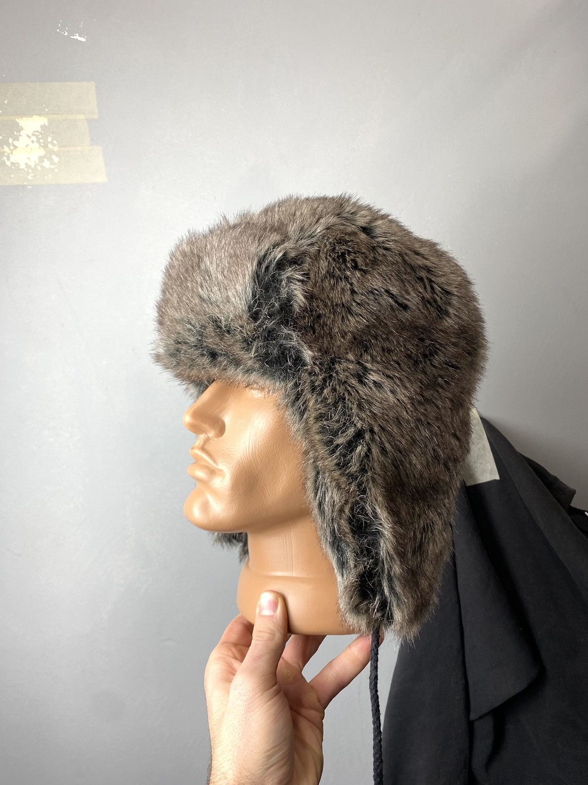Vintage Vintage Fuzzy Mohair Ushanka Hat Beanie Balaclava Size ONE SIZE - 1 Thumbnail