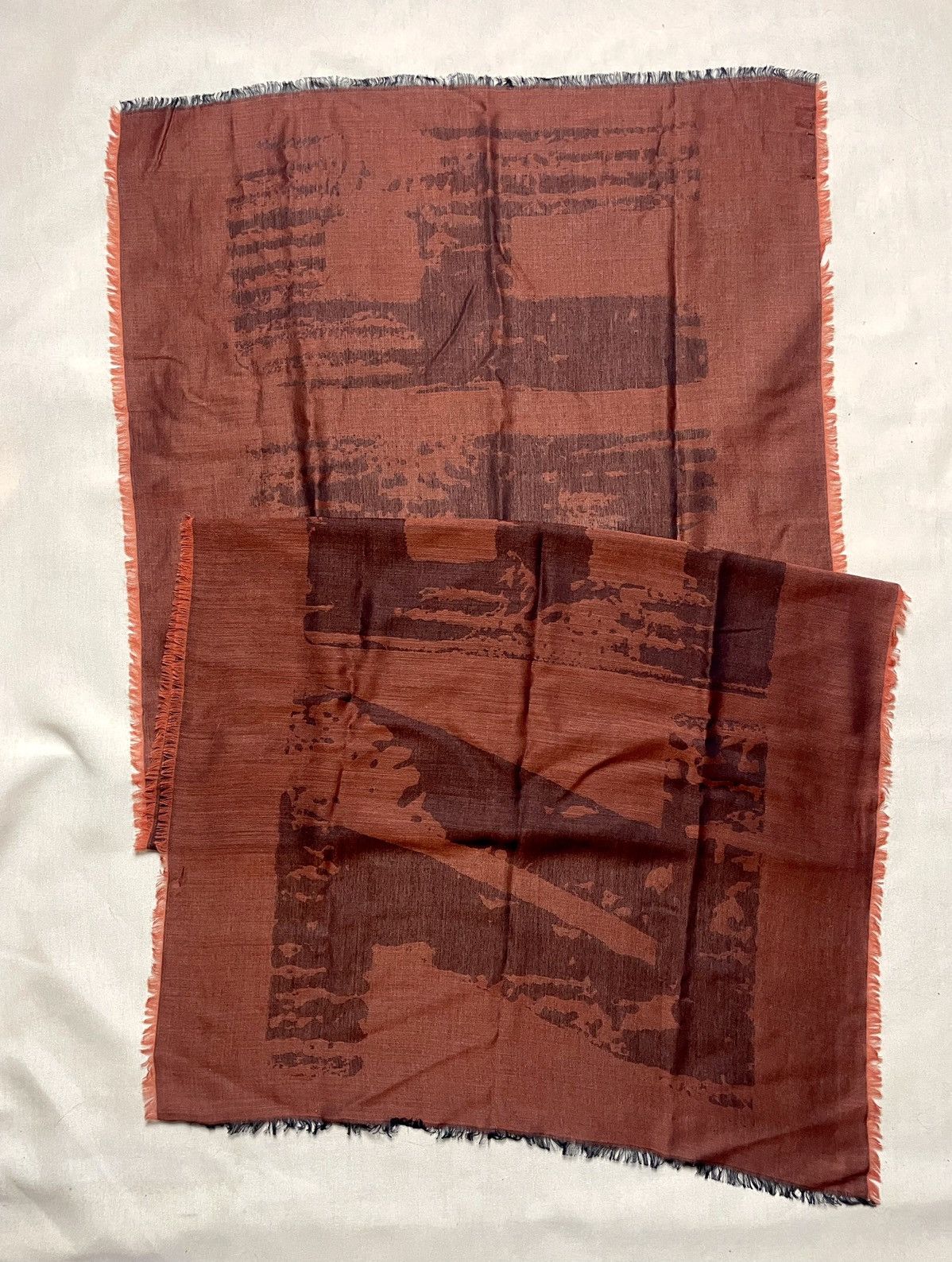 Z Zegna Ernenegildo Zegna big logo silk scarf shawl Size ONE SIZE - 13 Thumbnail