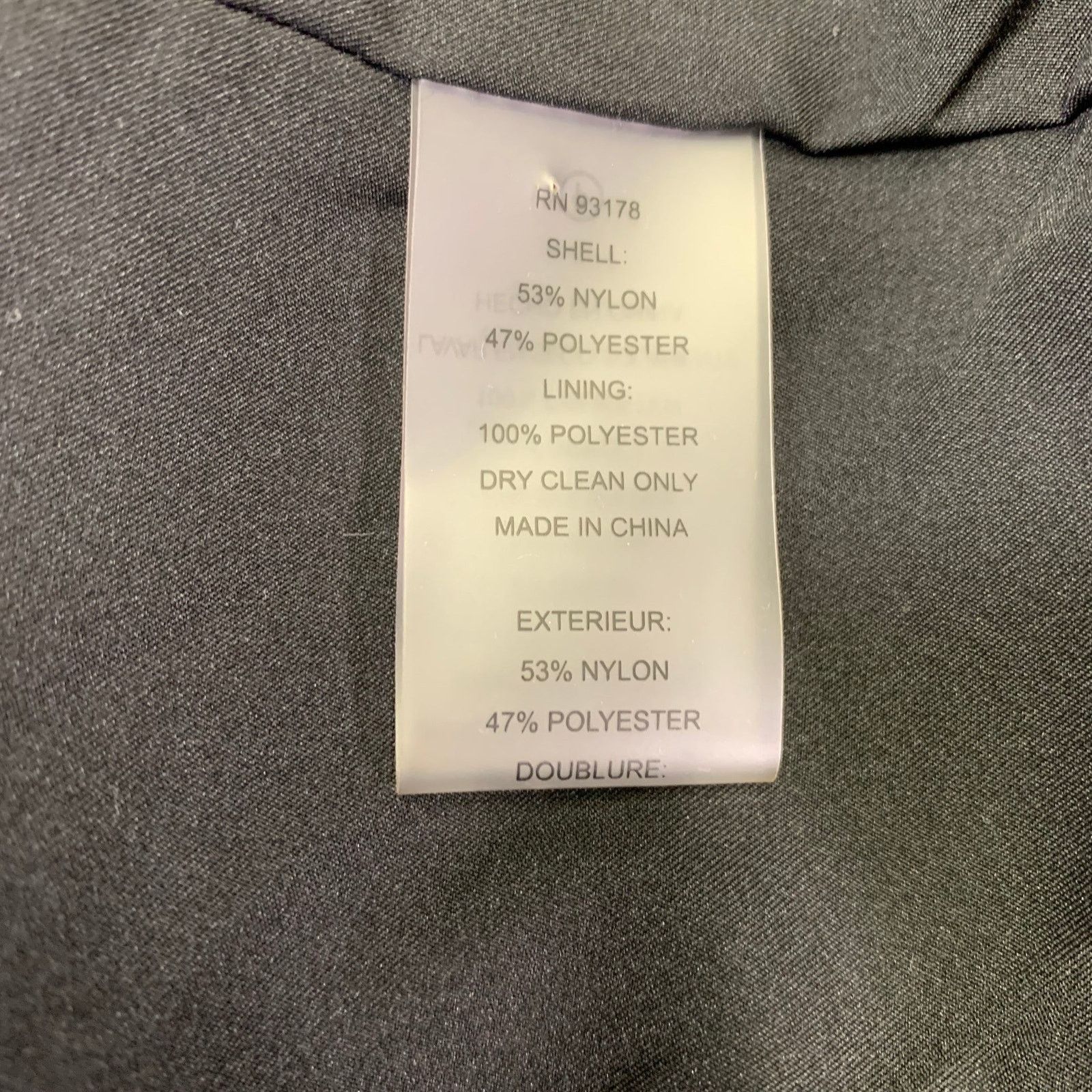 Elie Tahari Grey Black Nylon Blend Plaid Double Breasted Coat Size L / US 10 / IT 46 - 5 Thumbnail