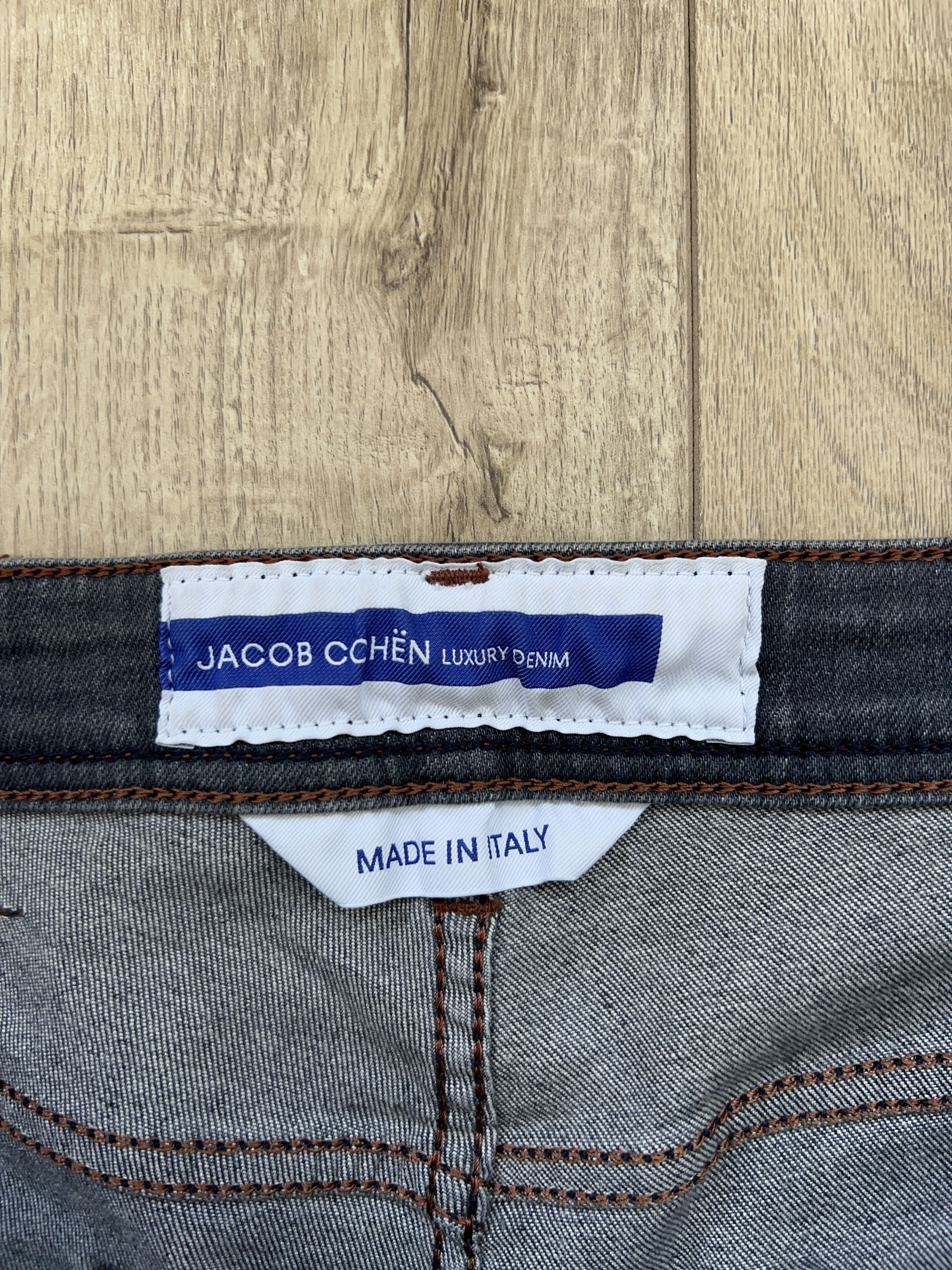 Designer × Jacob Cohen JACOB COHEN Bard Grey Cotton Elastane Jeans Pants Trousers Size US 36 / EU 52 - 6 Thumbnail