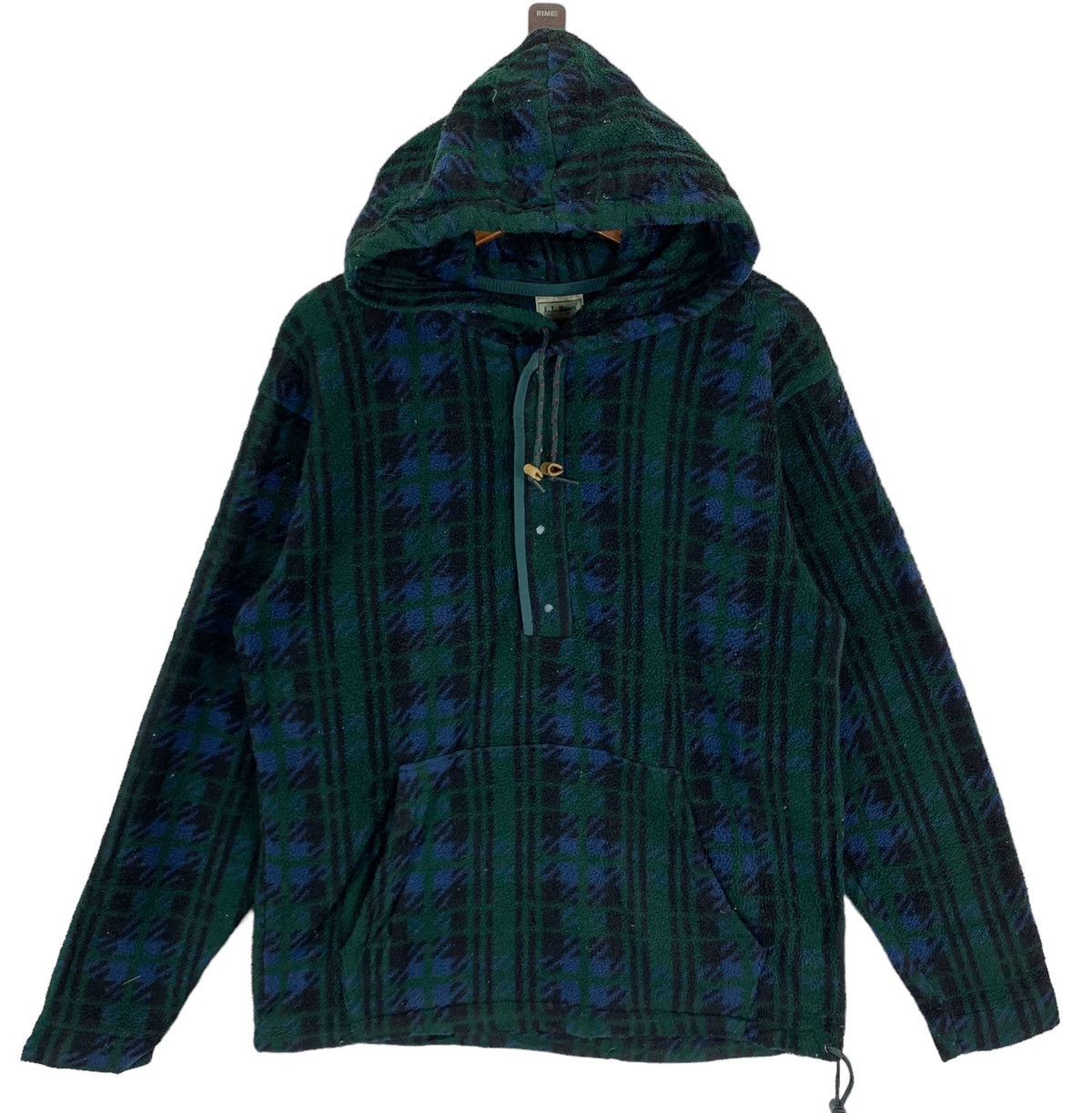 L.L. Bean VINTAGE LL BEAN OUTDOOR FLEECE HOODIE JACKET Size US M / EU 48-50 / 2 - 1 Thumbnail