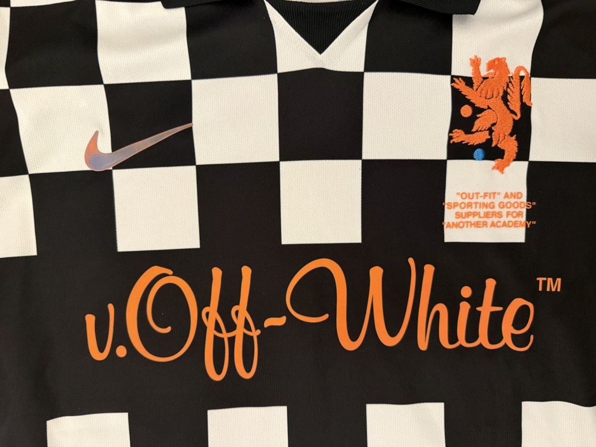 Nike × Off-White NIKE LAB x OFF-WHITE Mercurial Nrg X FB Trikot Shwarz Jersey Size US L / EU 52-54 / 3 - 3 Thumbnail