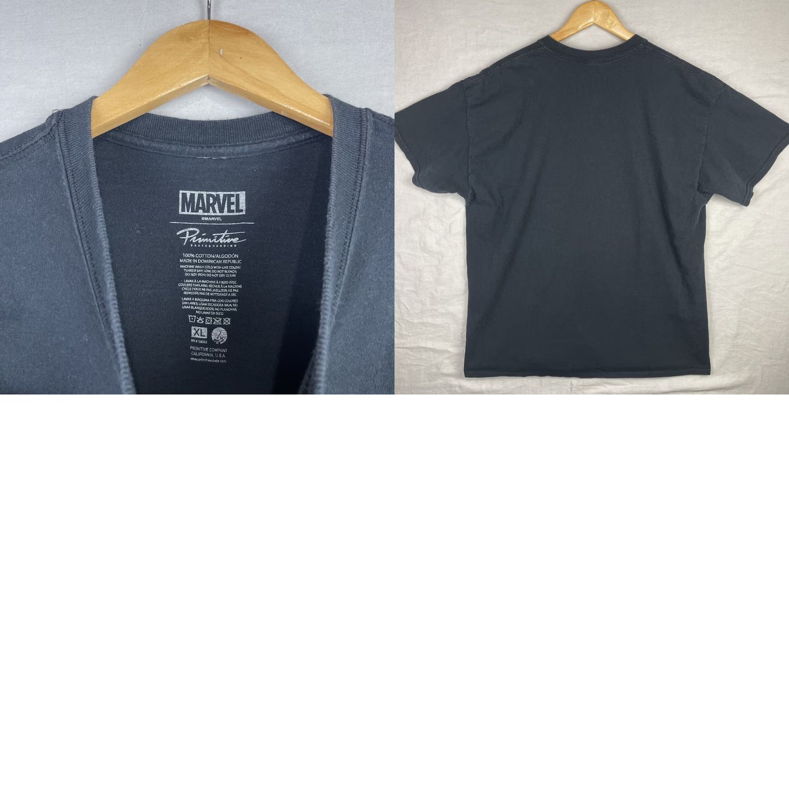 Primitive Wolverine Shirt Mens XL Black Primitive Apparel Marvel Shirts Skull Graphic Print Short Sleeve Crew Neck T-Shirt Mens Comics 2020s Size US XL / EU 56 / 4 - 8 Thumbnail