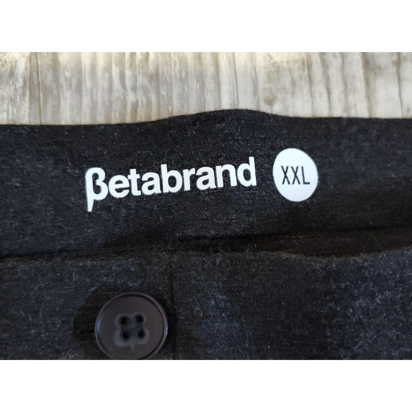 Vintage Betabrand Dark Gray Pull On Straight Leg Dress Pant Yoga Pants Women XXL Size 40" / US 18 - 5 Thumbnail