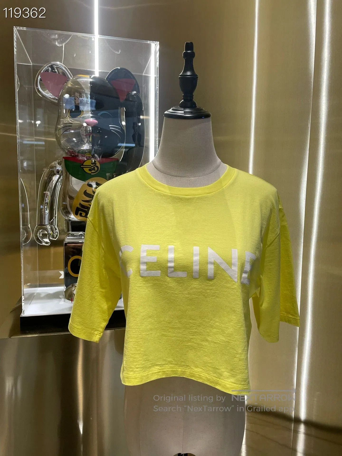 Celine Celine Yellow Print Short. Size S / US 4 / IT 40 - 1 Thumbnail
