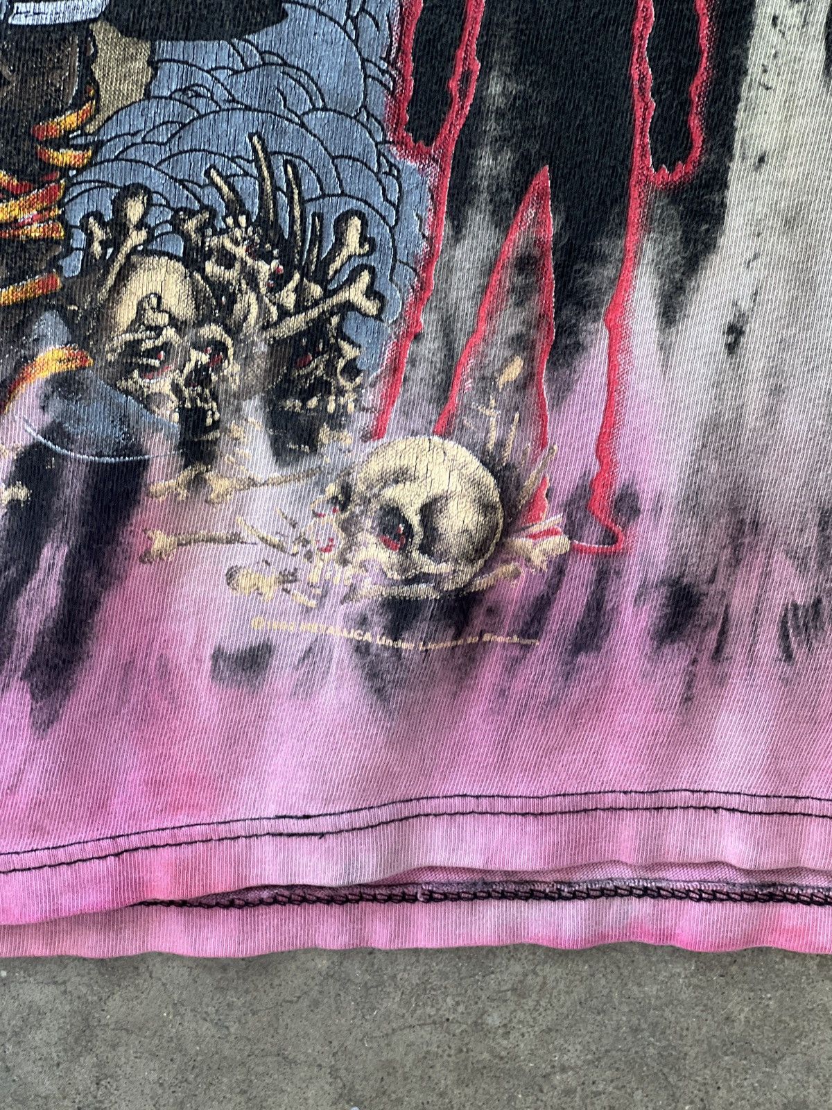 Band Tees Vintage 90s Metallica Unforgiven Pushead Tee Crystal Rain XL Size US XL / EU 56 / 4 - 7 Thumbnail