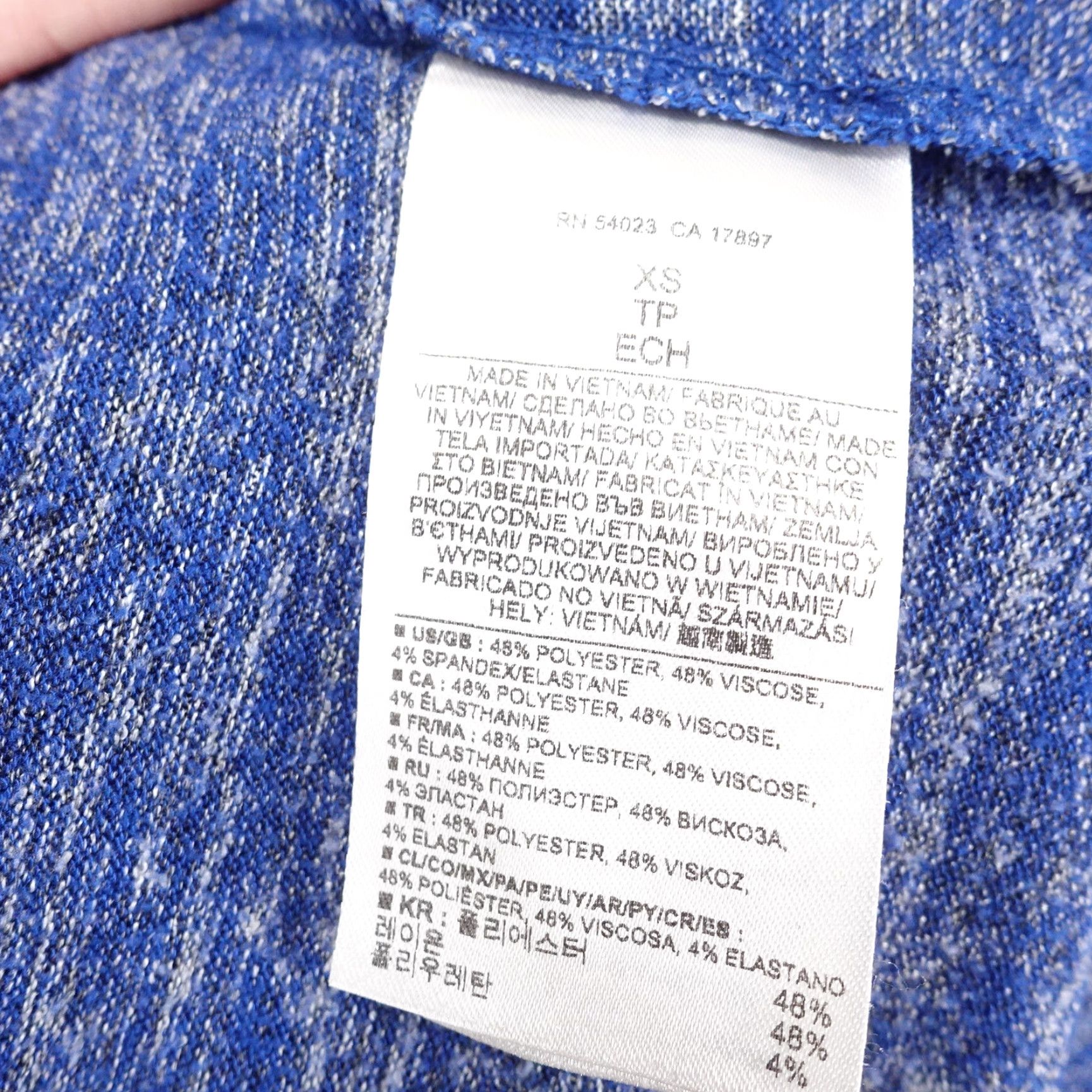 Banana Republic BANANA REPUBLIC Blue Long Sleeve Shirt Womens XS Regular Fit Casual Size XS / US 0-2 / IT 36-38 - 6 Thumbnail