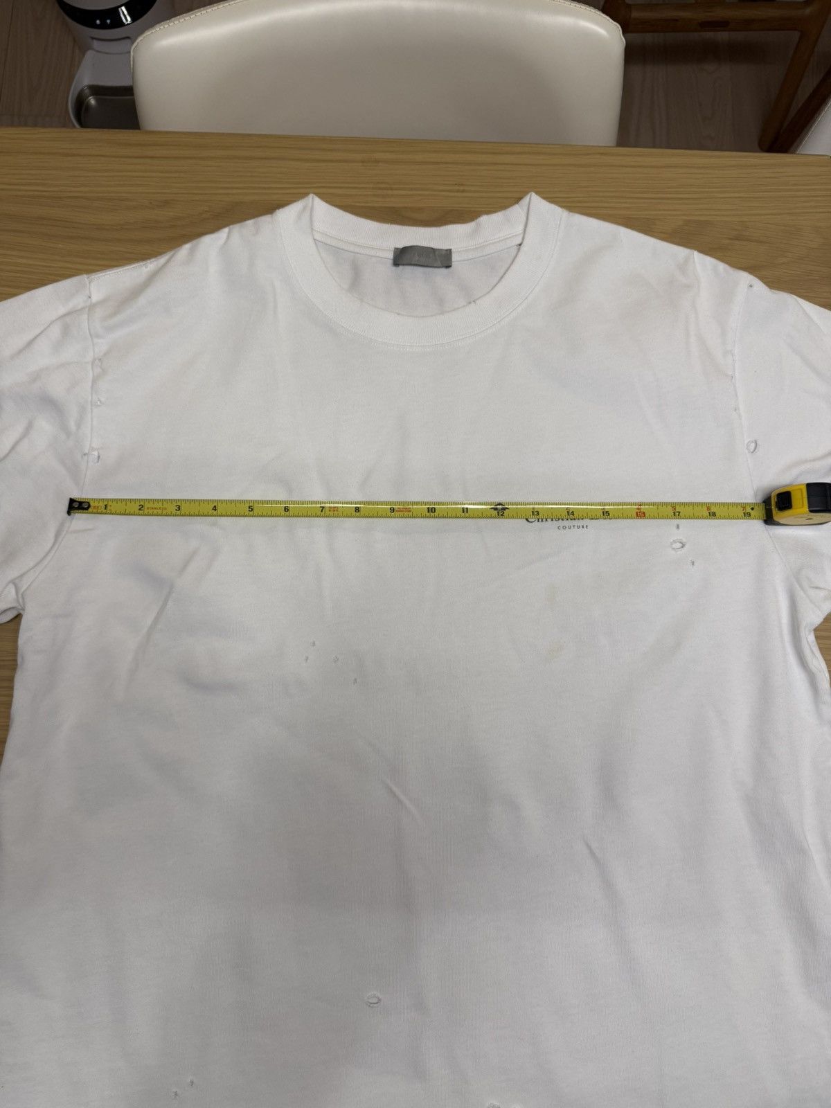 Dior Christian Dior Distressed Tee Lily Print -XL Size US XL / EU 56 / 4 - 11 Thumbnail