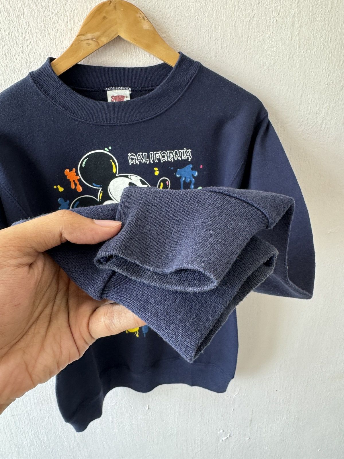 Disney Vintage Mickey Mouse California Sweatshirt Size US S / EU 44-46 / 1 - 7 Thumbnail