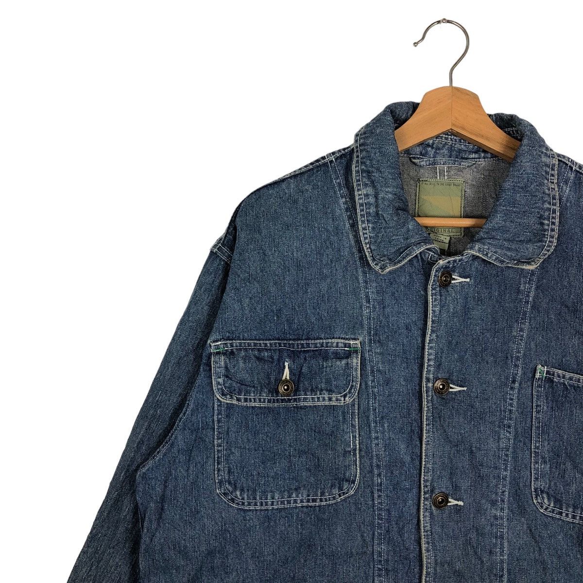 Japanese Brand 🔥Hikory Chore Jacket Denim Work Uniqlo Japan Issey Miyake Size US M / EU 48-50 / 2 - 5 Thumbnail
