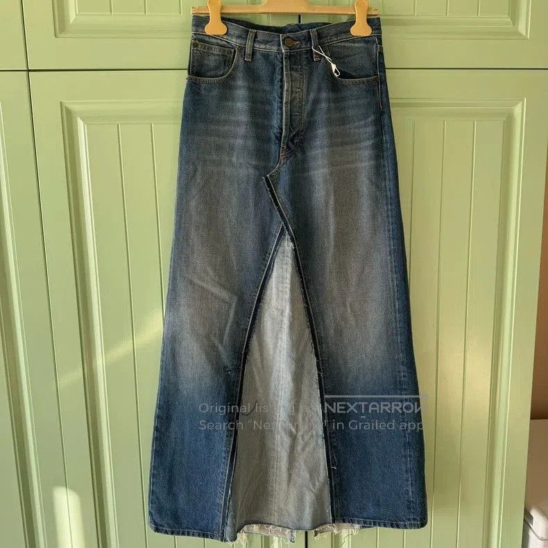 Maison Margiela Maison Margiela FW21 Denim Maxi Skirt . Size US 36 / EU 52 - 1 Thumbnail