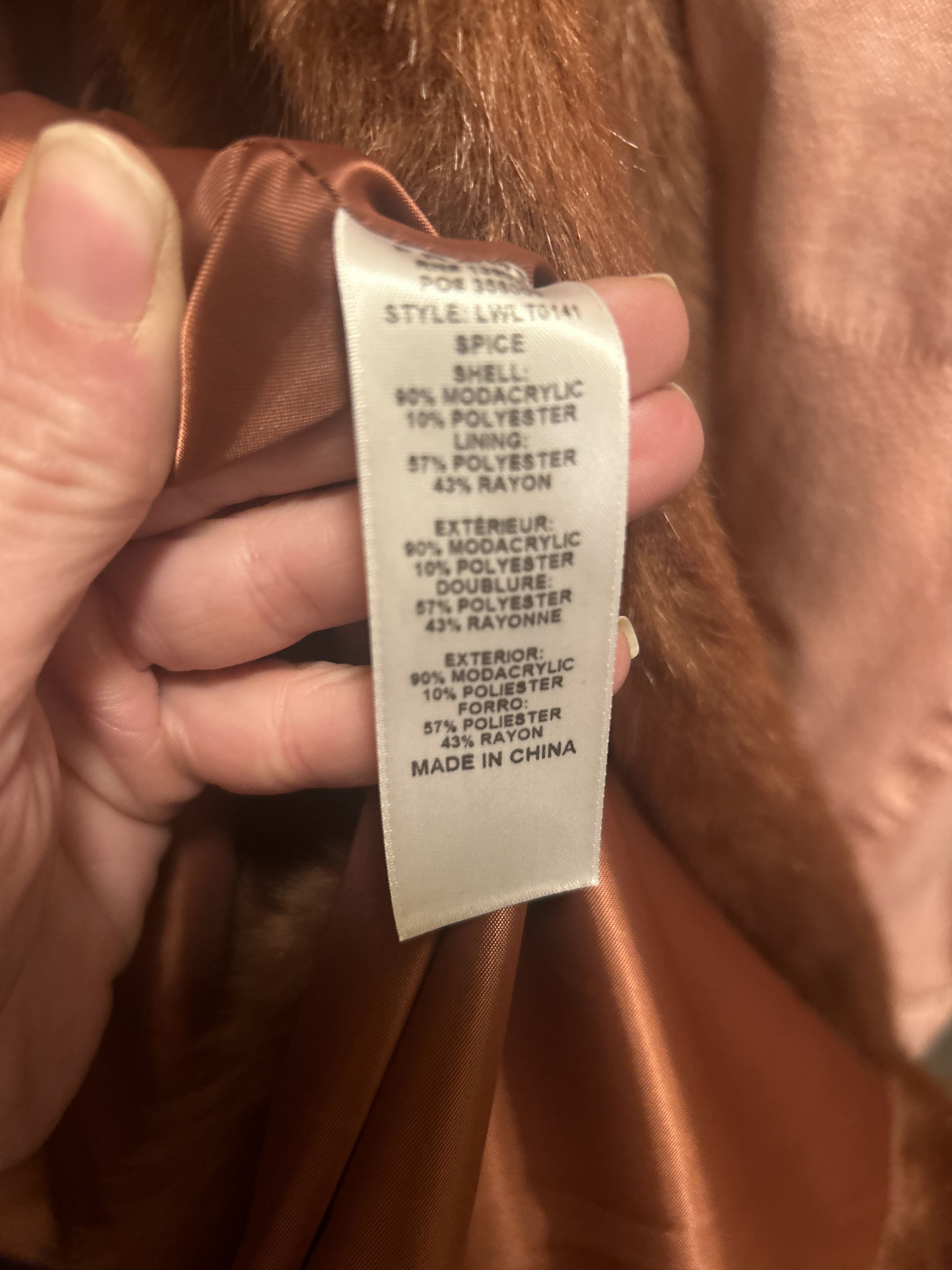 Frame Frame Faux Fur Coat Size L / US 10 / IT 46 - 5 Thumbnail