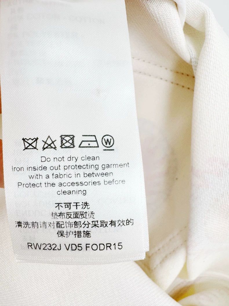 Louis Vuitton Louis Vuitton White Denim Floral Dress- Size S / US 4 / IT 40 - 4 Thumbnail