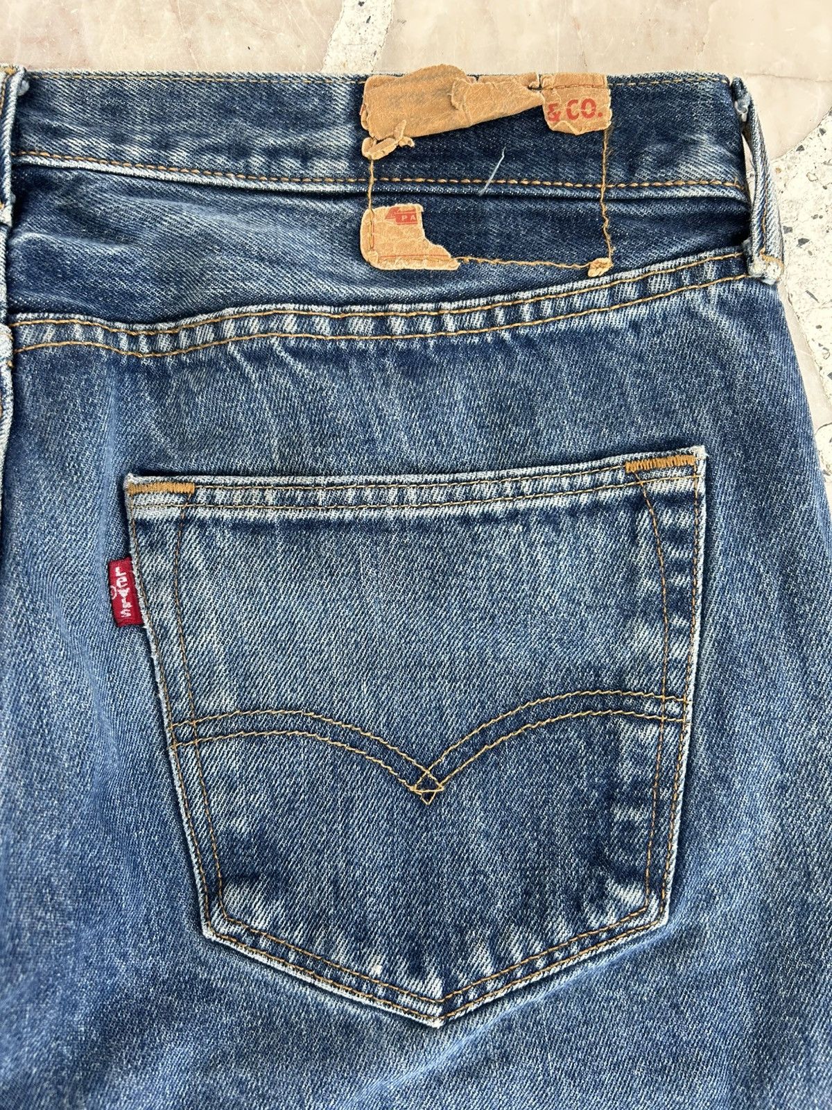 Levi's Levis W35 Ripped Denim Jeans Size US 35 - 11 Thumbnail