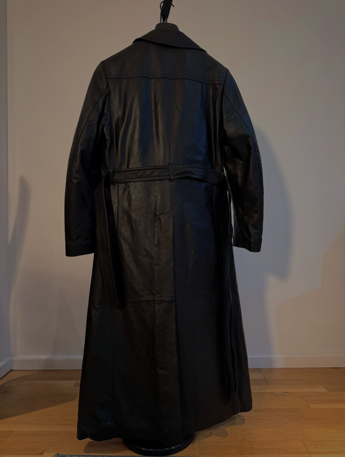 Raf Simons RAF Simons Fall2020 Runway Long leather trench coat Size US S / EU 44-46 / 1 - 6 Thumbnail