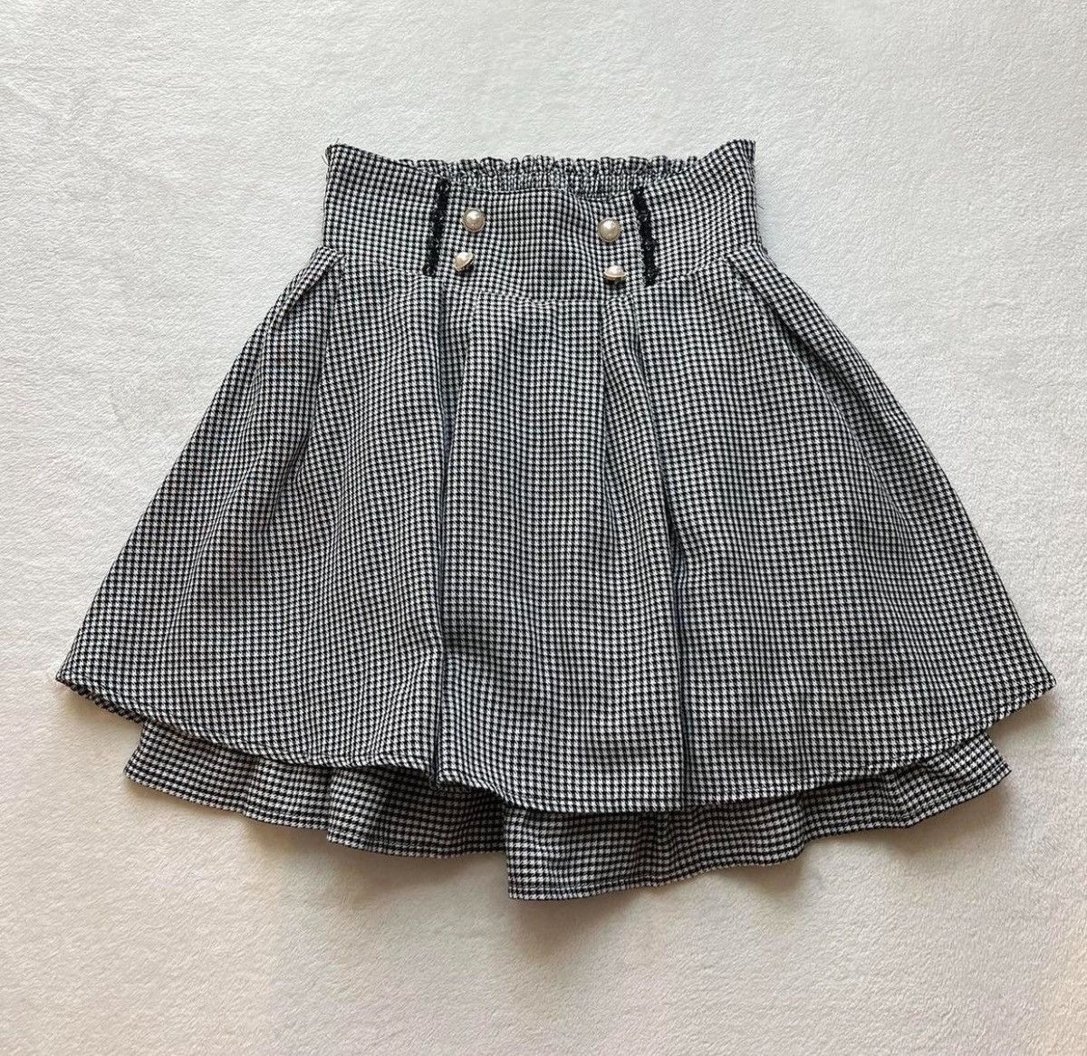 LIZ LISA japanese houndstooth sailor skirt Size 25" / US 0 / IT 36 - 1 Thumbnail