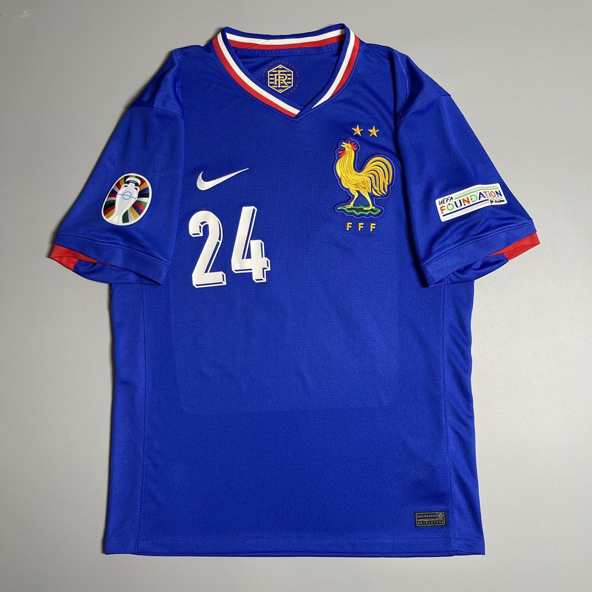 FRANCE NIKE 2024 EURO FOOTBALL HOME JERSEY #24 KONATE