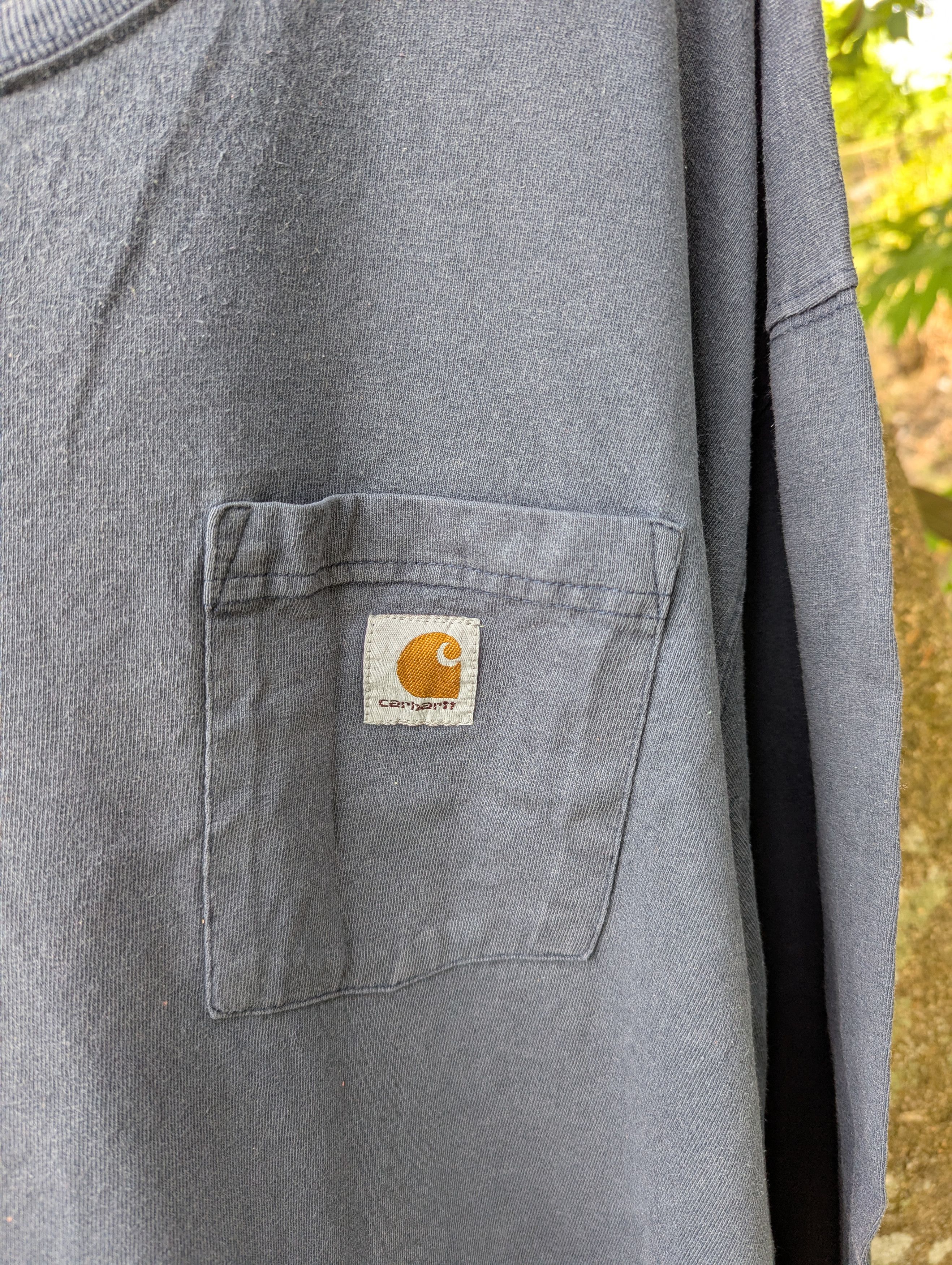 Carhartt Thrashed Carhartt Long Sleeve Shirt Size US XXL / EU 58 / 5 - 3 Thumbnail